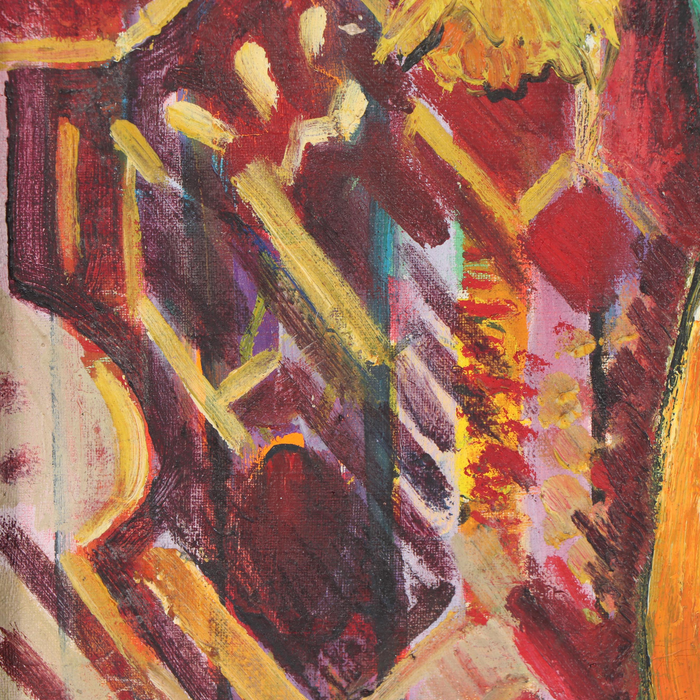 Mary Guggenheim Floral Still Life Oil Painting