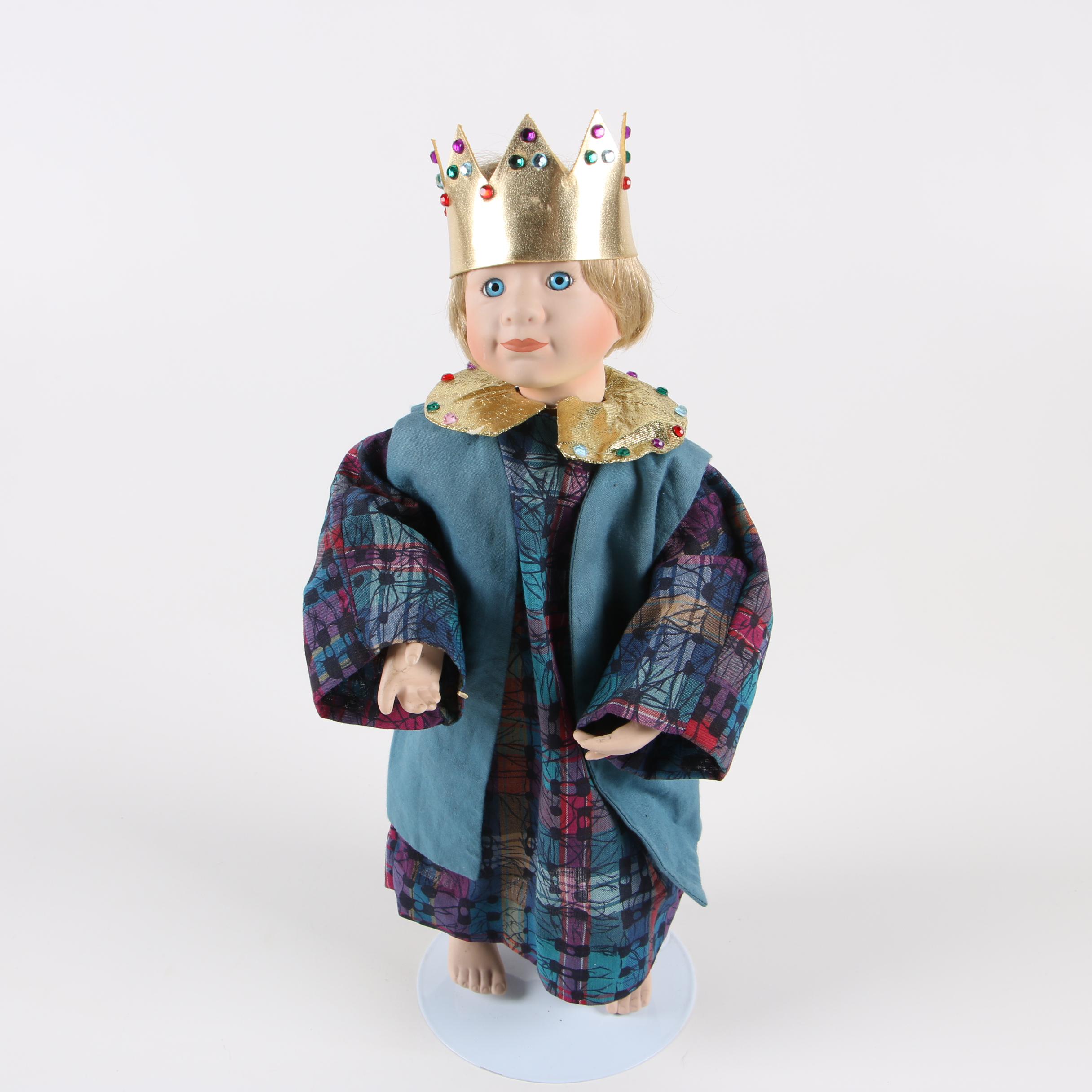 Ashton-Drake Galleries "Oh Holy Night" Porcelain Dolls, 1990s