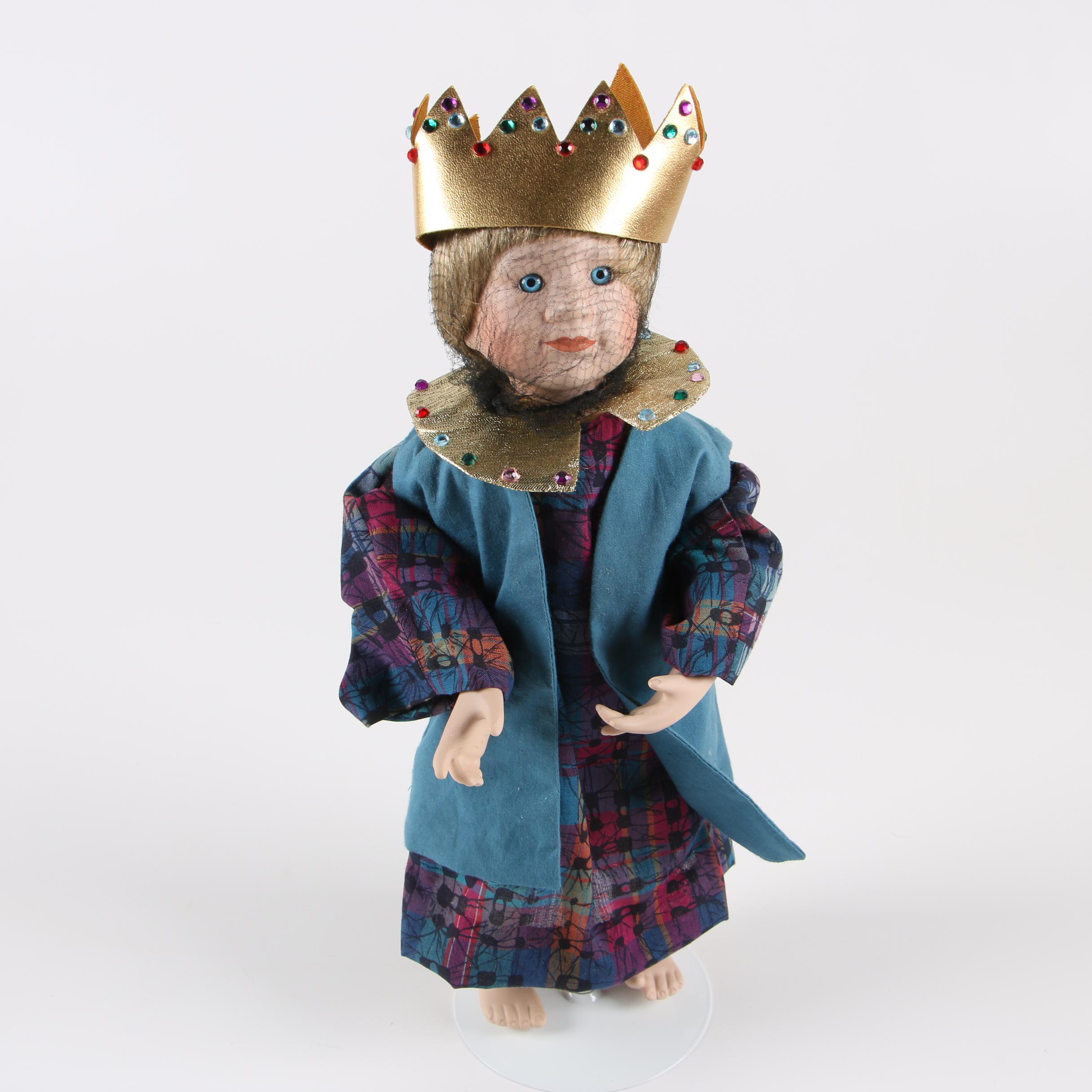 Ashton-Drake Galleries "Oh Holy Night" Porcelain Dolls, 1990s