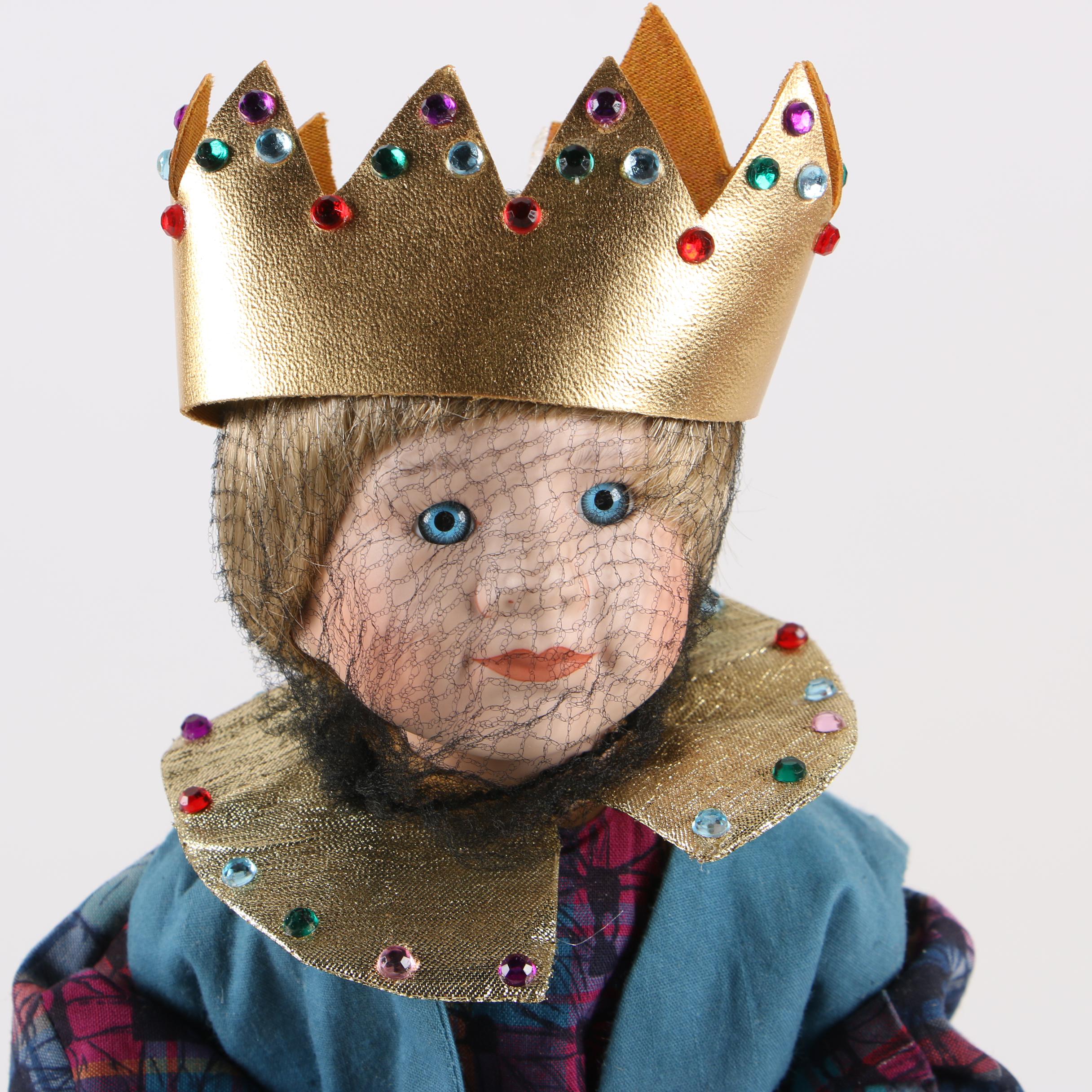 Ashton-Drake Galleries "Oh Holy Night" Porcelain Dolls, 1990s