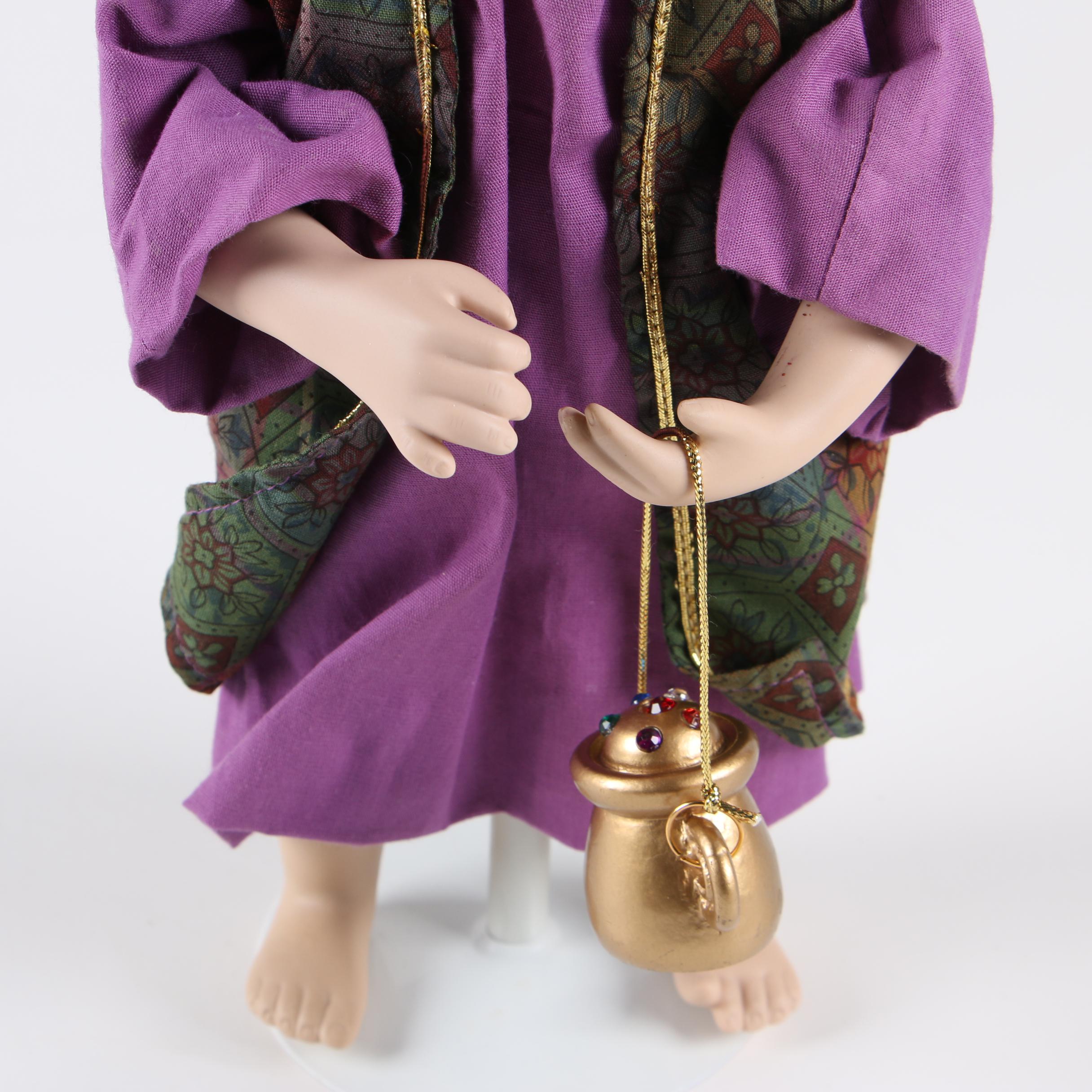 Ashton-Drake Galleries "Oh Holy Night" Porcelain Dolls, 1990s