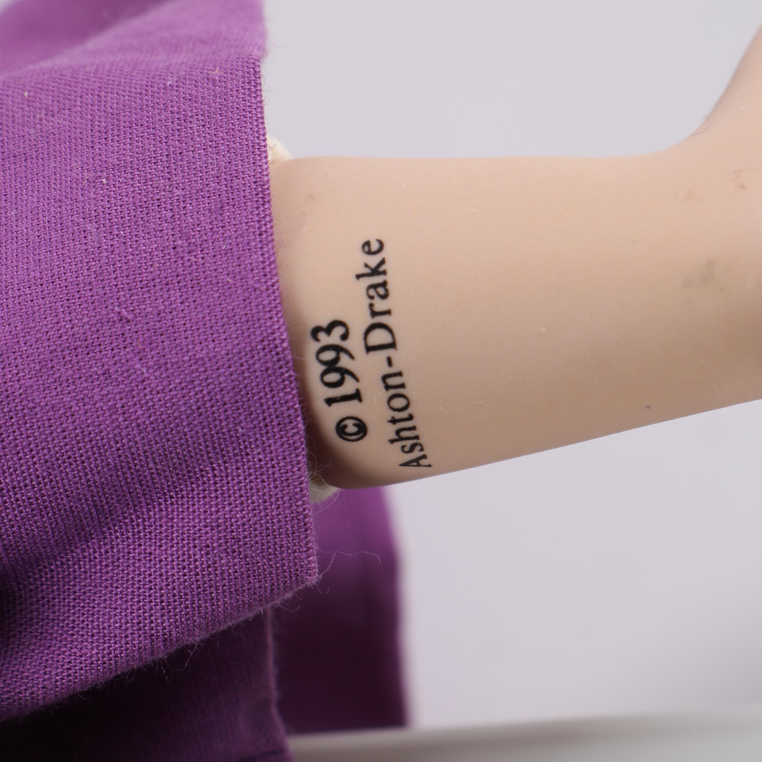 Ashton-Drake Galleries "Oh Holy Night" Porcelain Dolls, 1990s