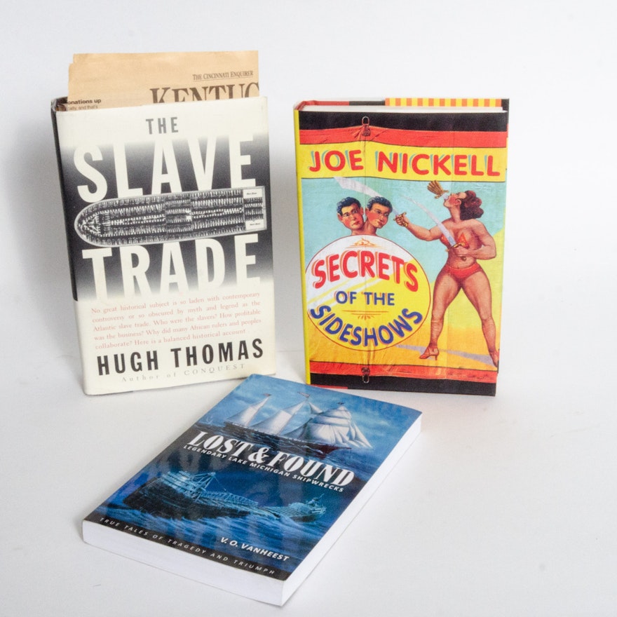 Nonfiction Books featuring Signed "Secrets of the Sideshows" by Joe Nickell