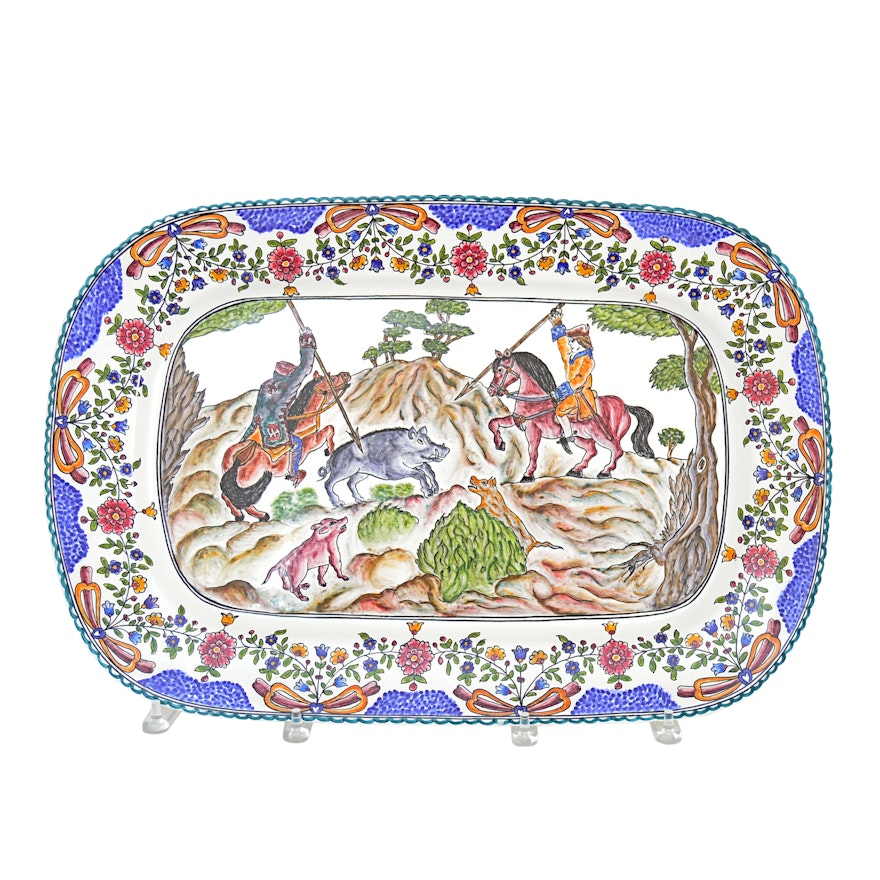 Filcer Portuguese Majolica Pottery Platter