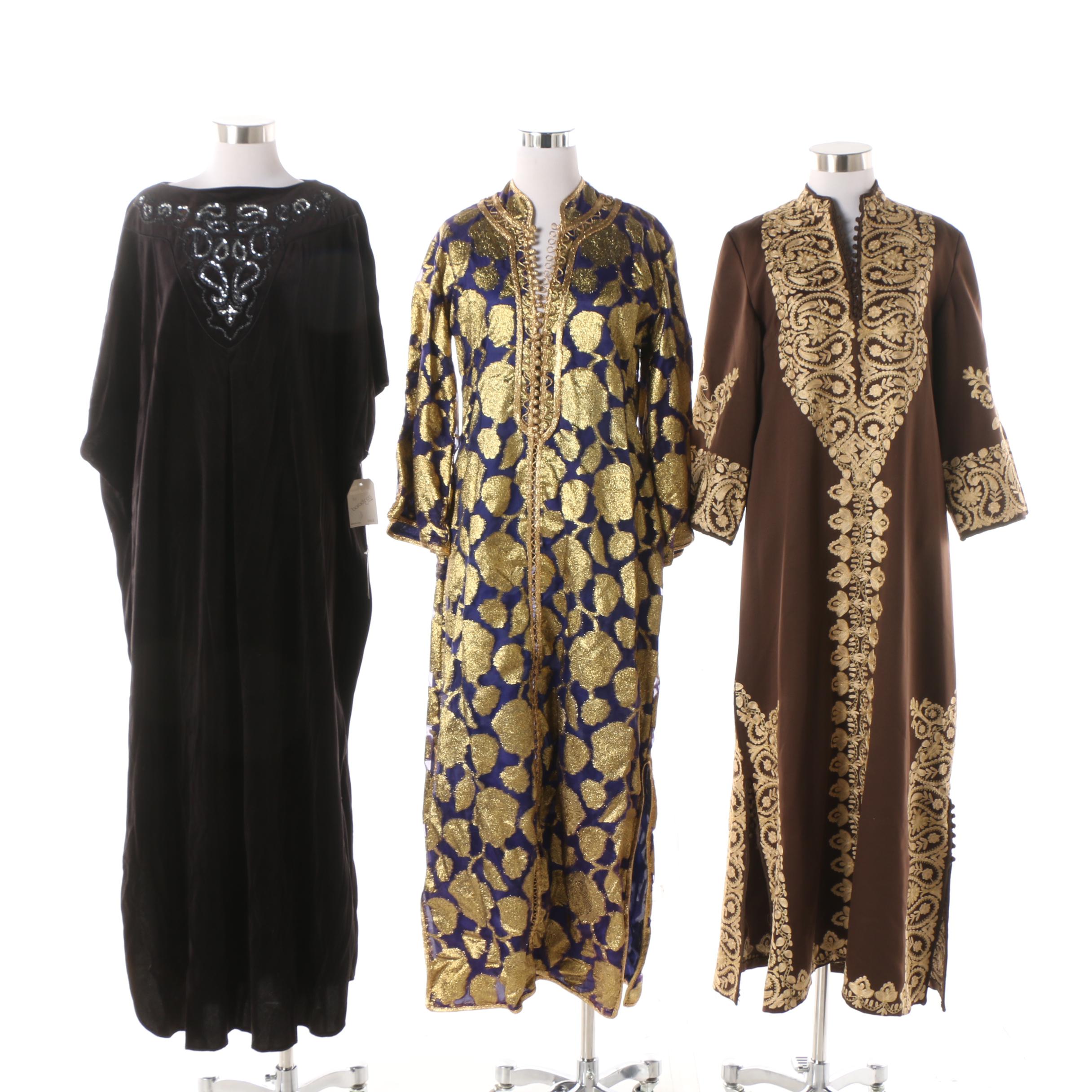 Women's Vintage Embroidered and Embellished Kaftans including Tom Bezduda