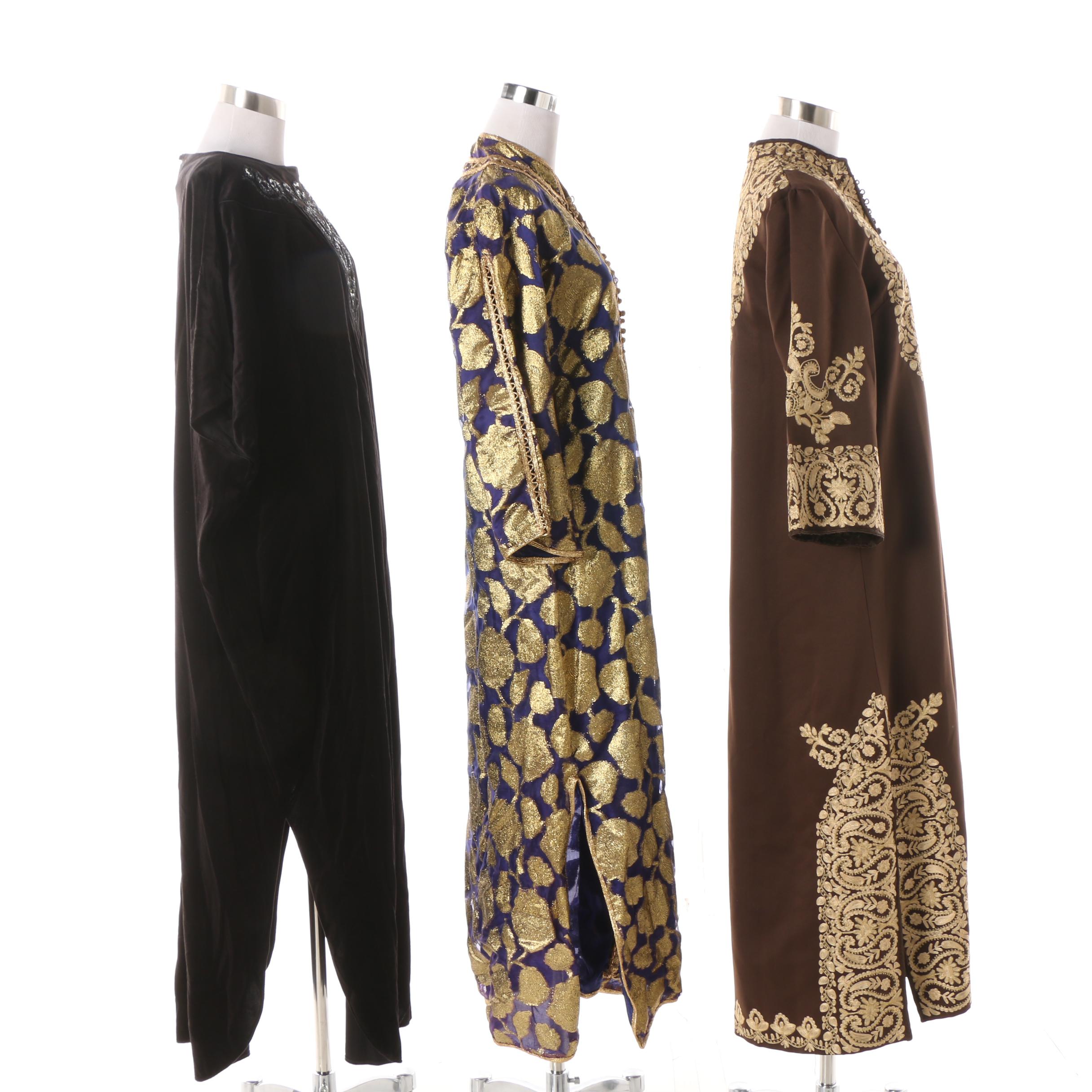 Women's Vintage Embroidered and Embellished Kaftans including Tom Bezduda