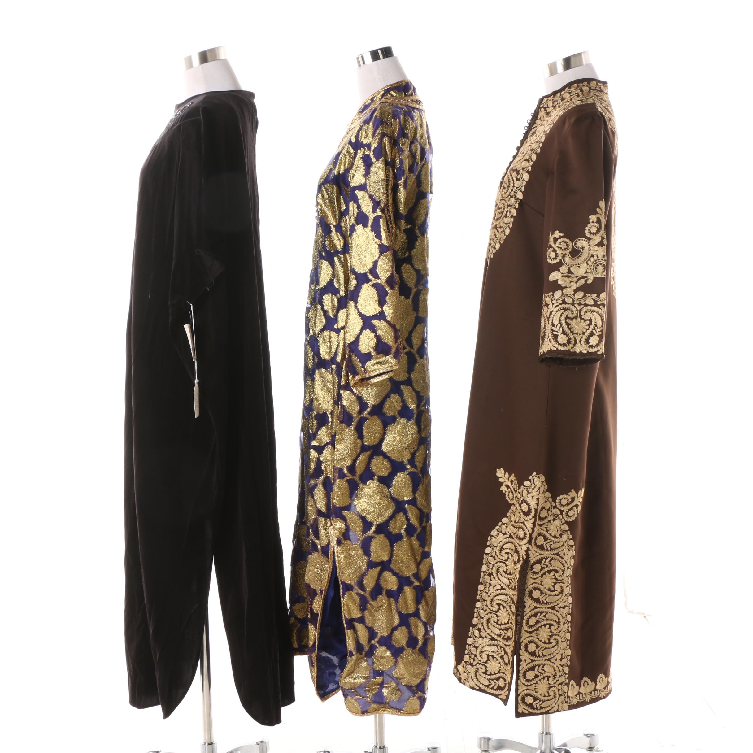 Women's Vintage Embroidered and Embellished Kaftans including Tom Bezduda