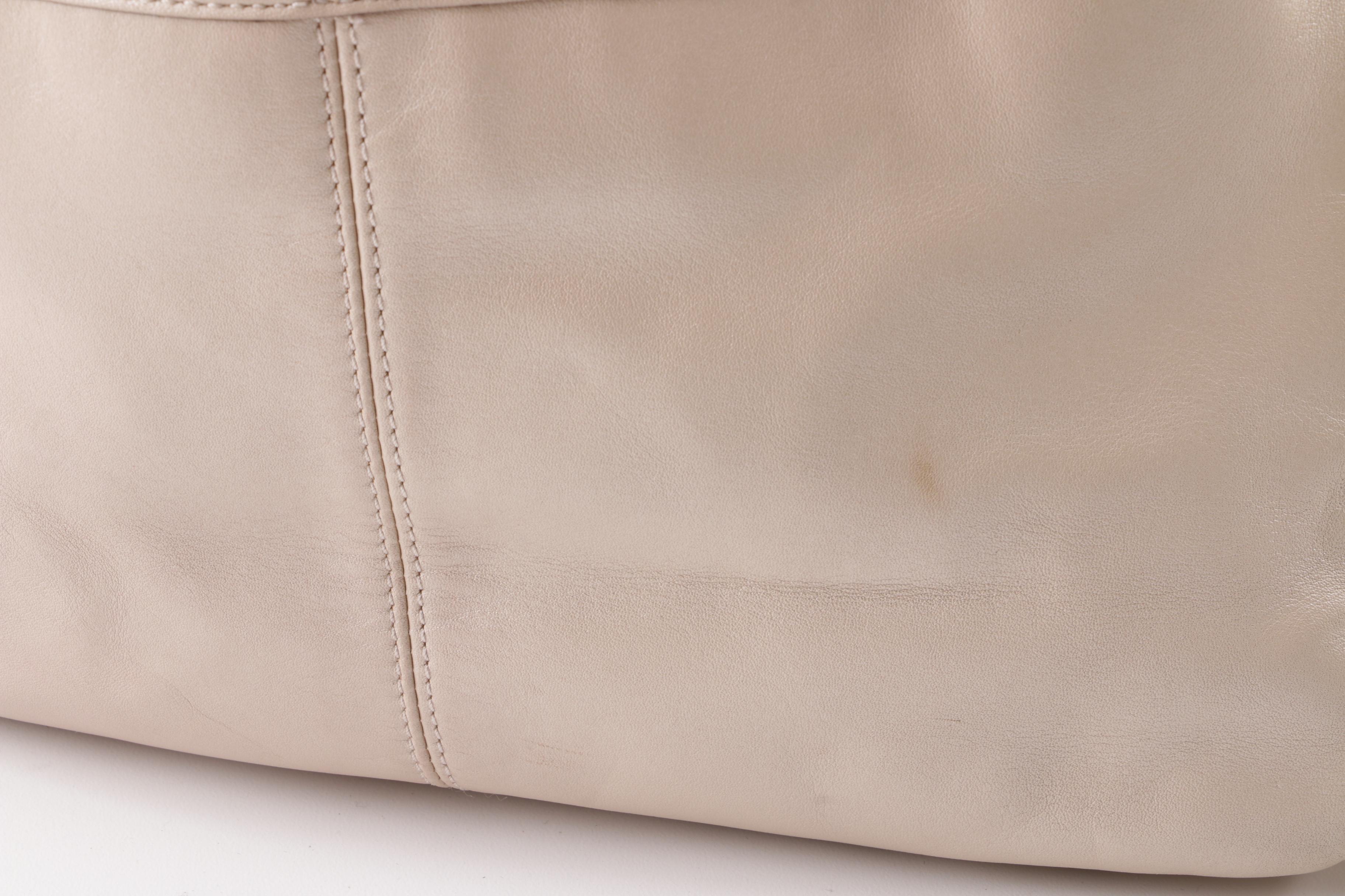 Coach Gallery Leather Tote and Signature Stripe Patent Leather Tote