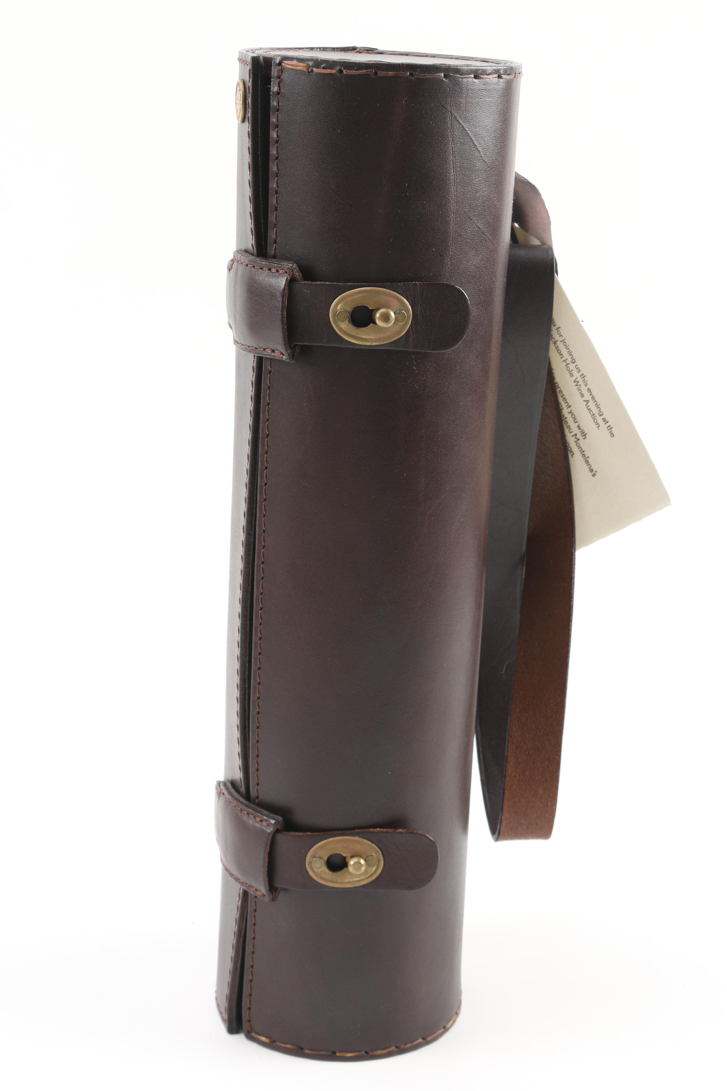 Gattorna Leather Wine Bottle Bags