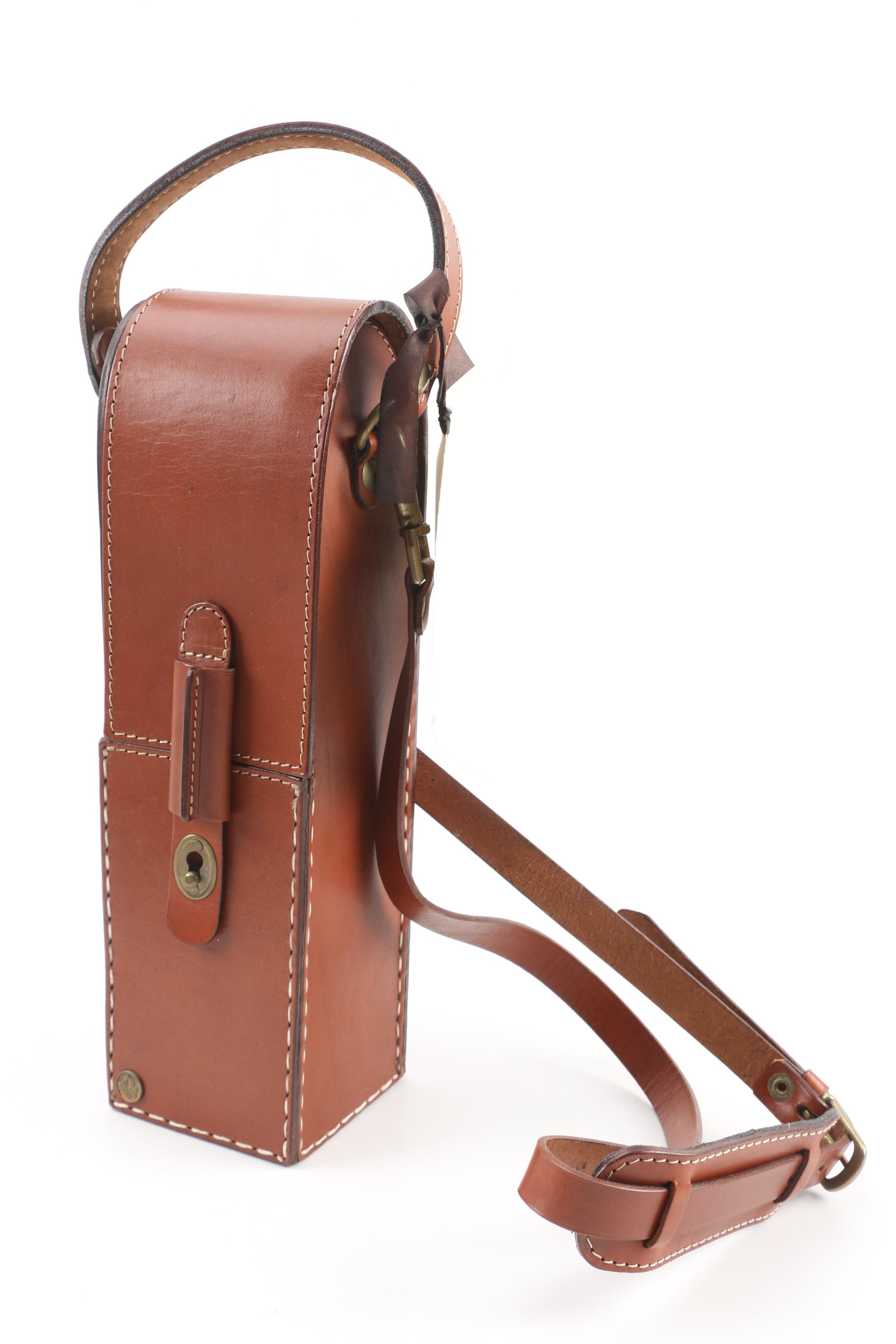 Gattorna Leather Wine Bottle Bags