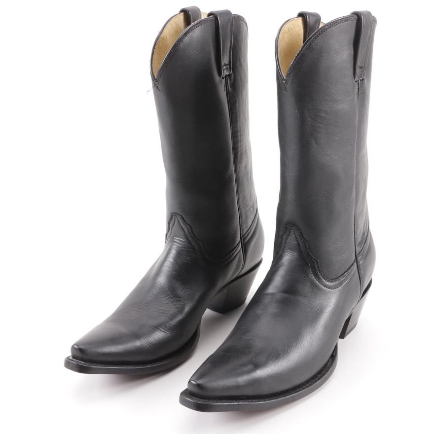 Women's Circle G Black Leather Western Boots