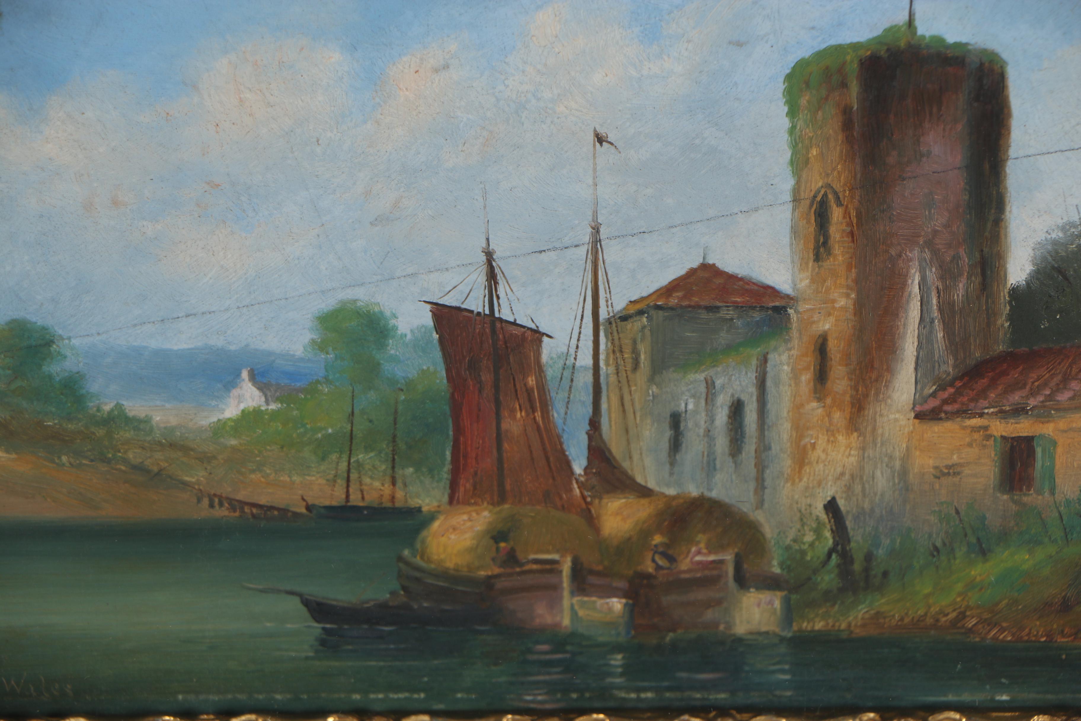 James Bell Anderson Oil Painting "In Wales"