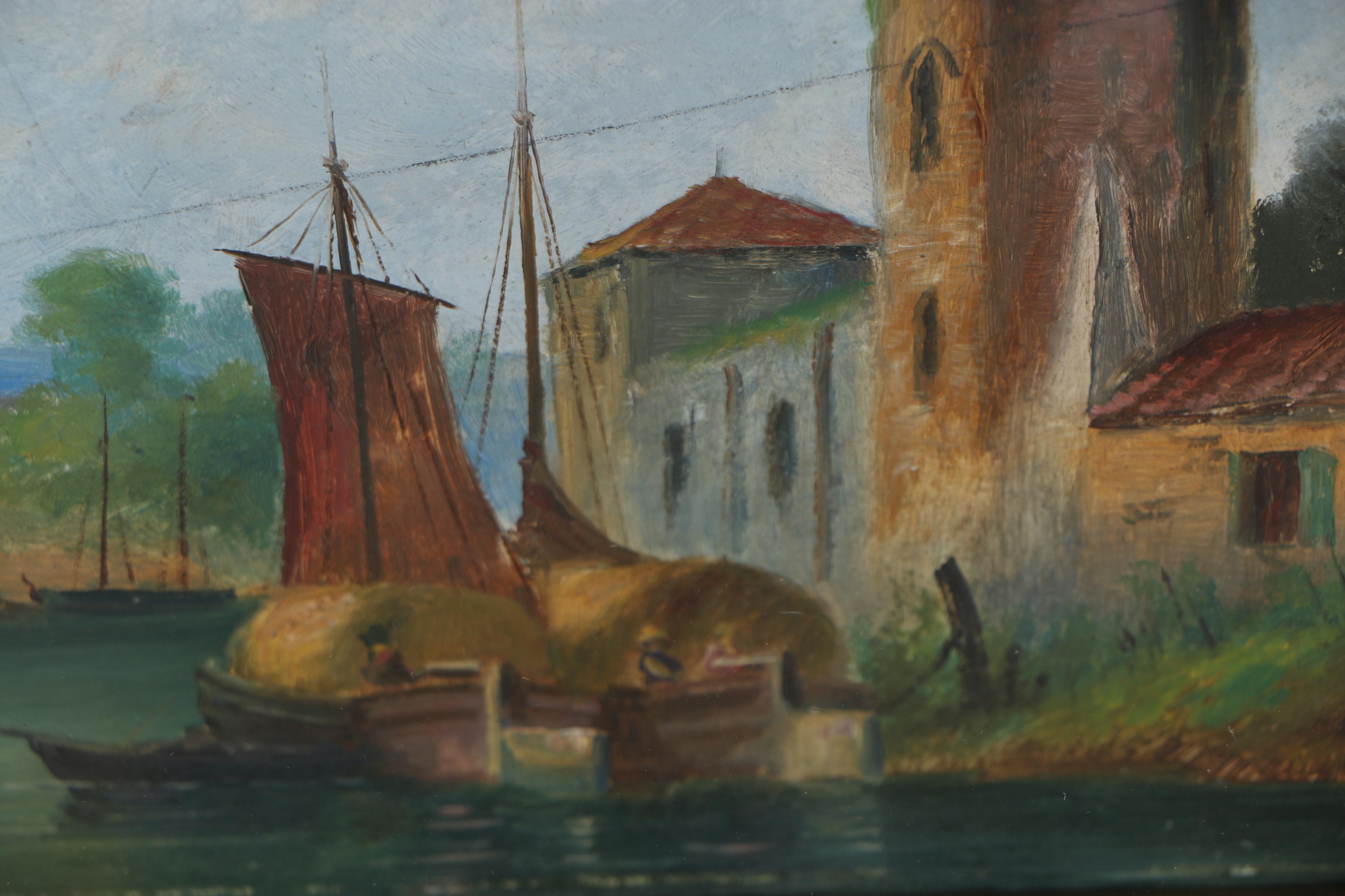 James Bell Anderson Oil Painting "In Wales"