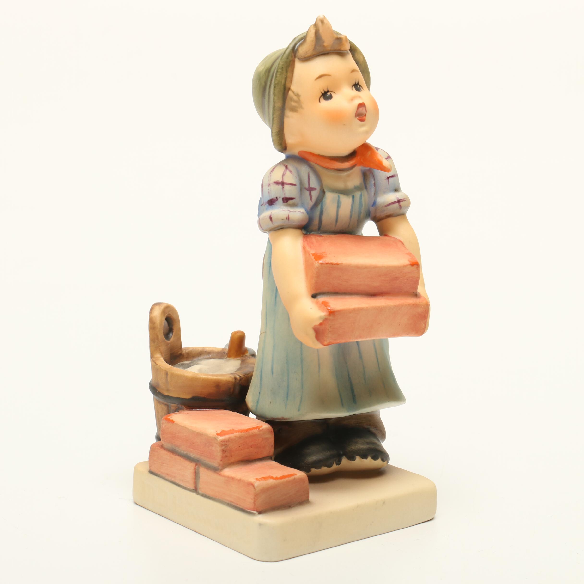 Goebel Hummel Figurines including "The Builder", "Baker" and "Waiter"