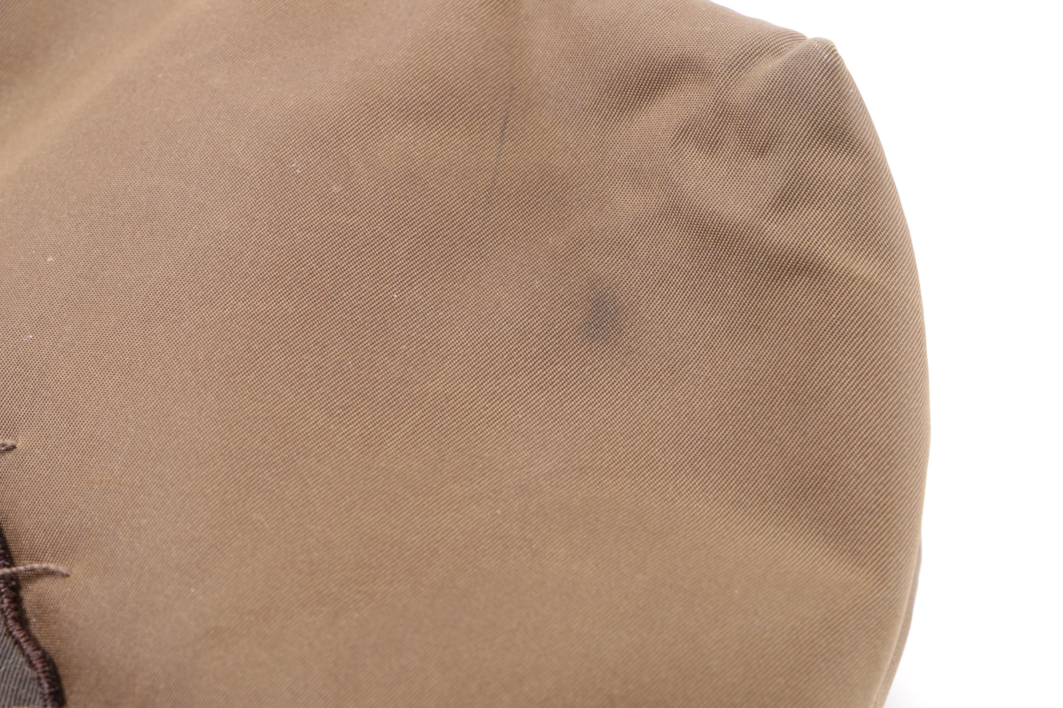 Prada Brown Nylon Logo Shoulder Bag