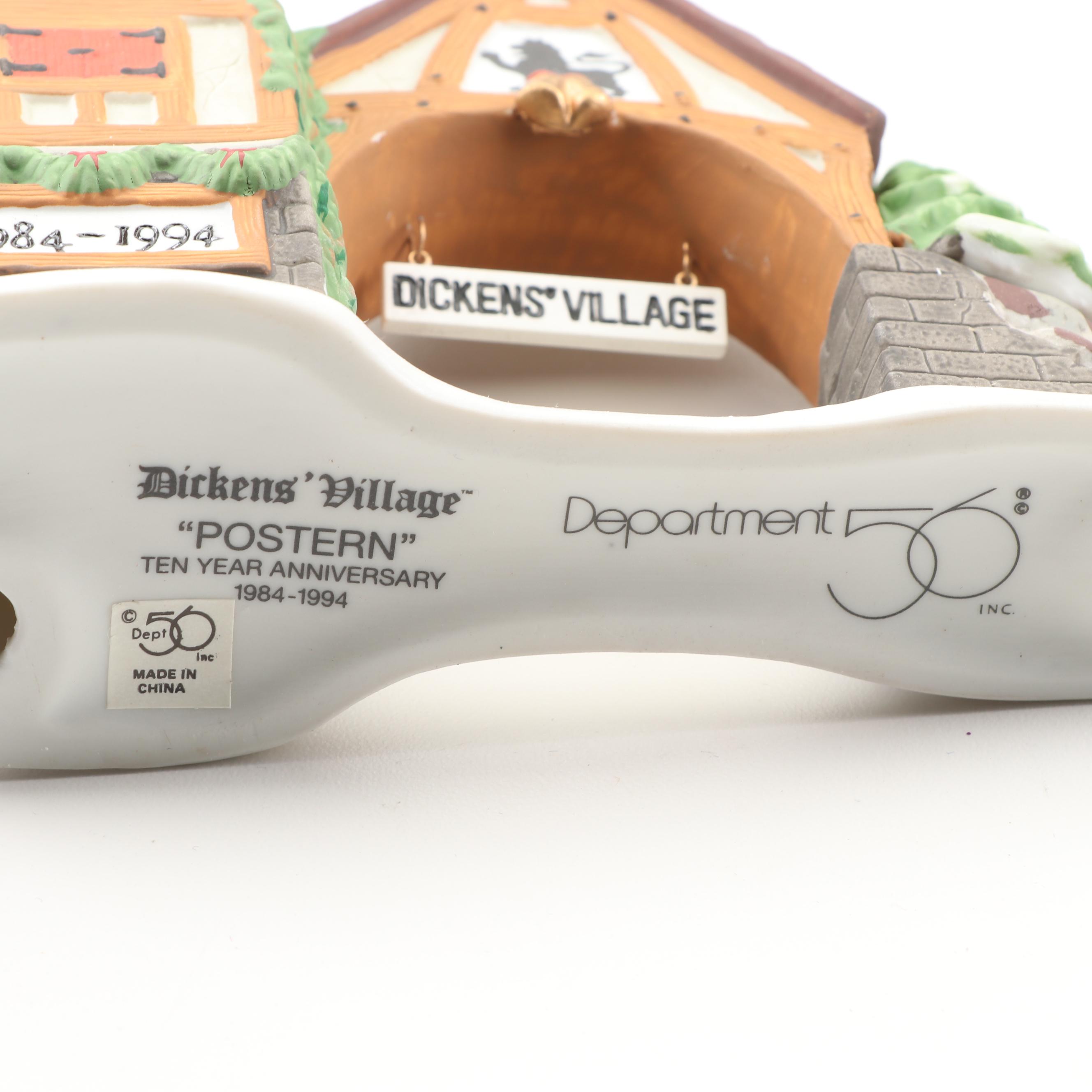 Department 56 Disney Parks Village and Dickens' Village Porcelain Buildings