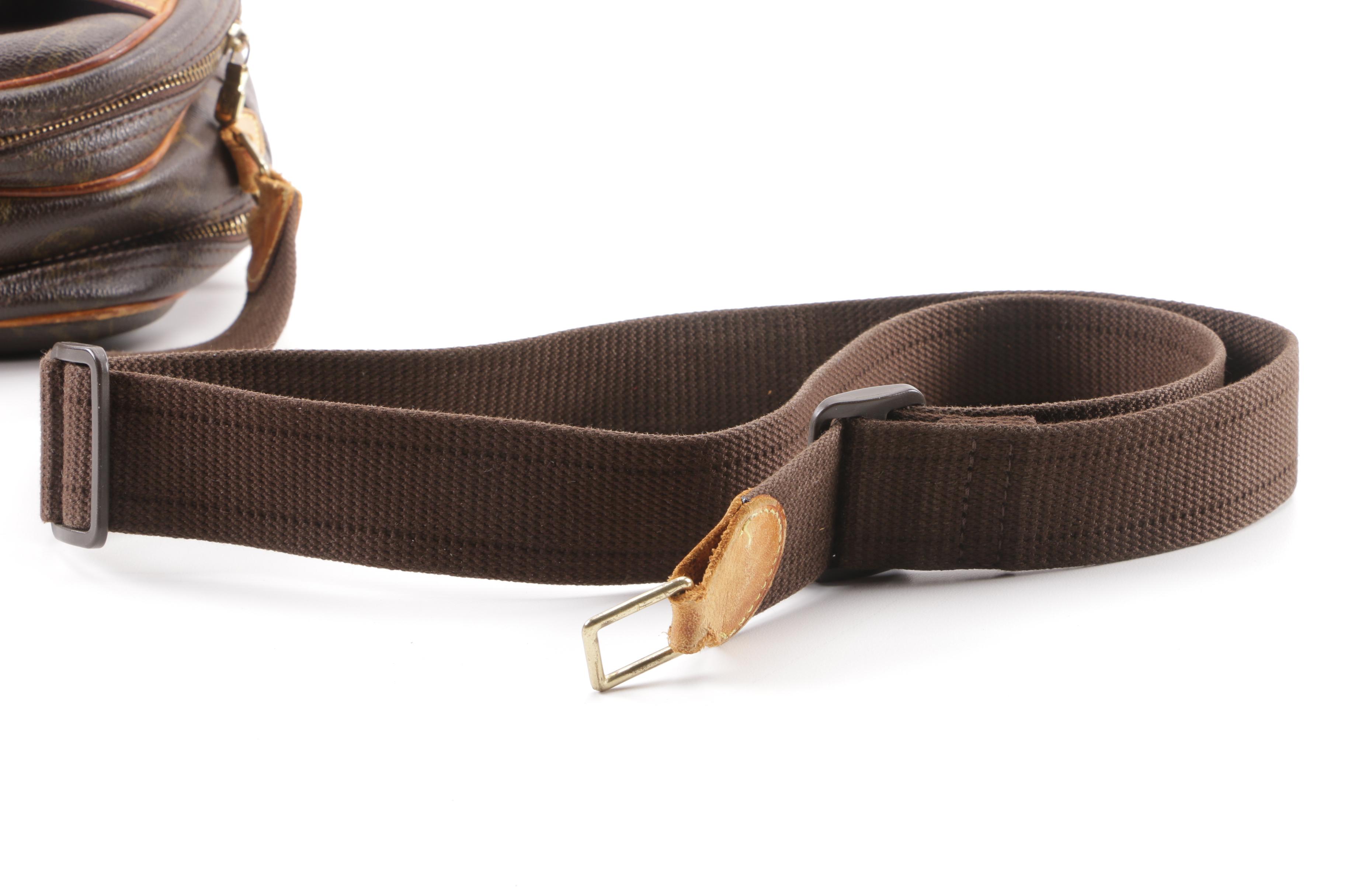 2002 Louis Vuitton Paris Monogram Canvas Reporter PM Bag