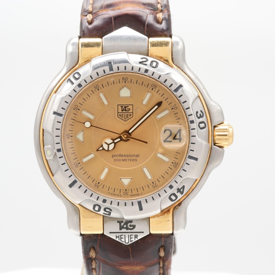 TAG Heuer 6000 Two-Tone Quartz Wristwatch