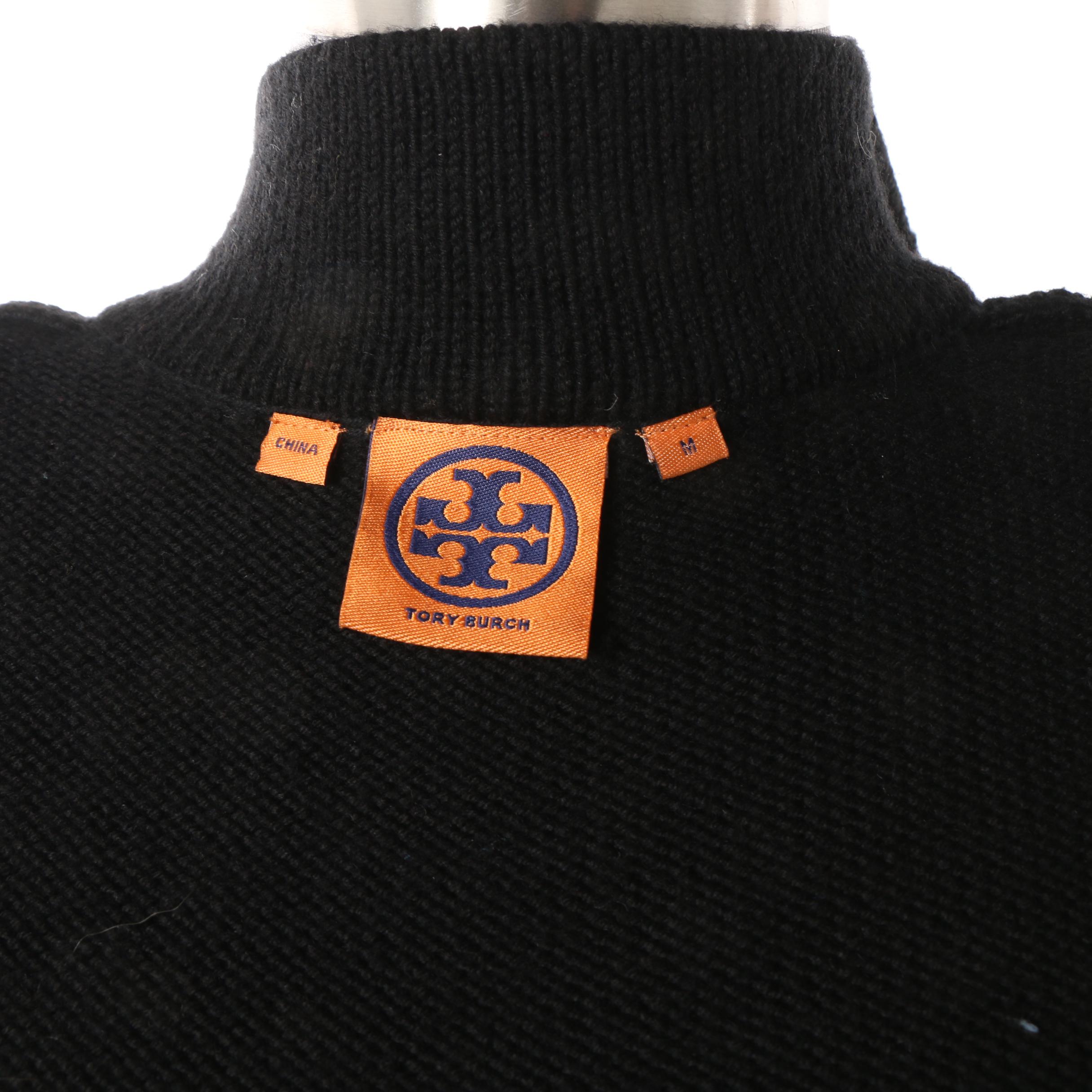 Women's Tory Burch Knit Jacket and Mes Demoiselles Paris Theodore Trench Coat