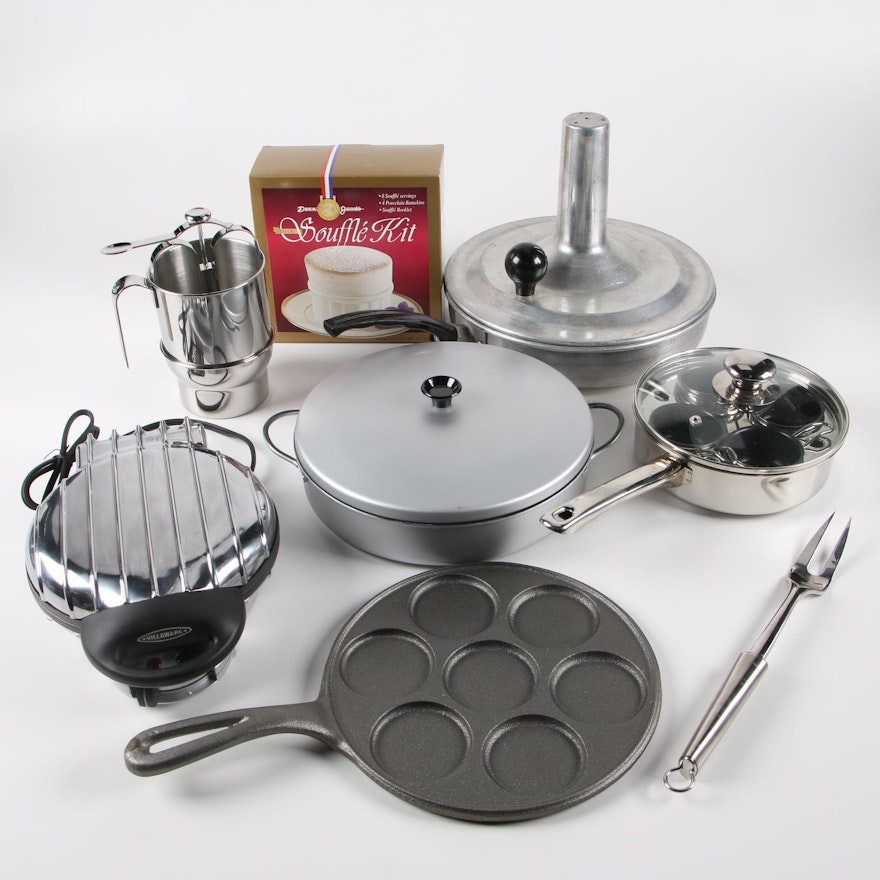 Villaware Waffle Maker and Other Cookware