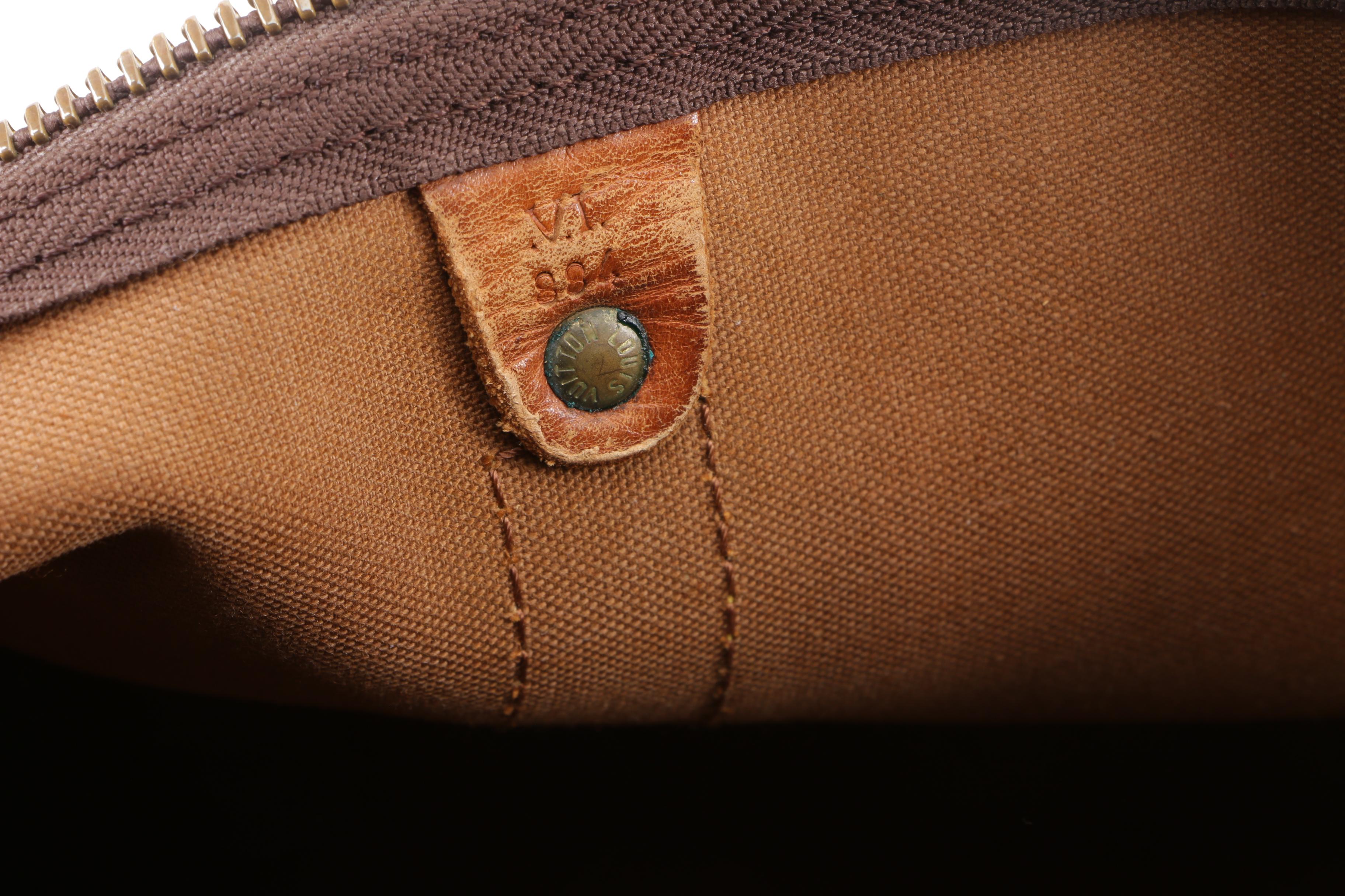 1988 Vintage Louis Vuitton Paris Monogram Canvas Keepall 45 Duffle