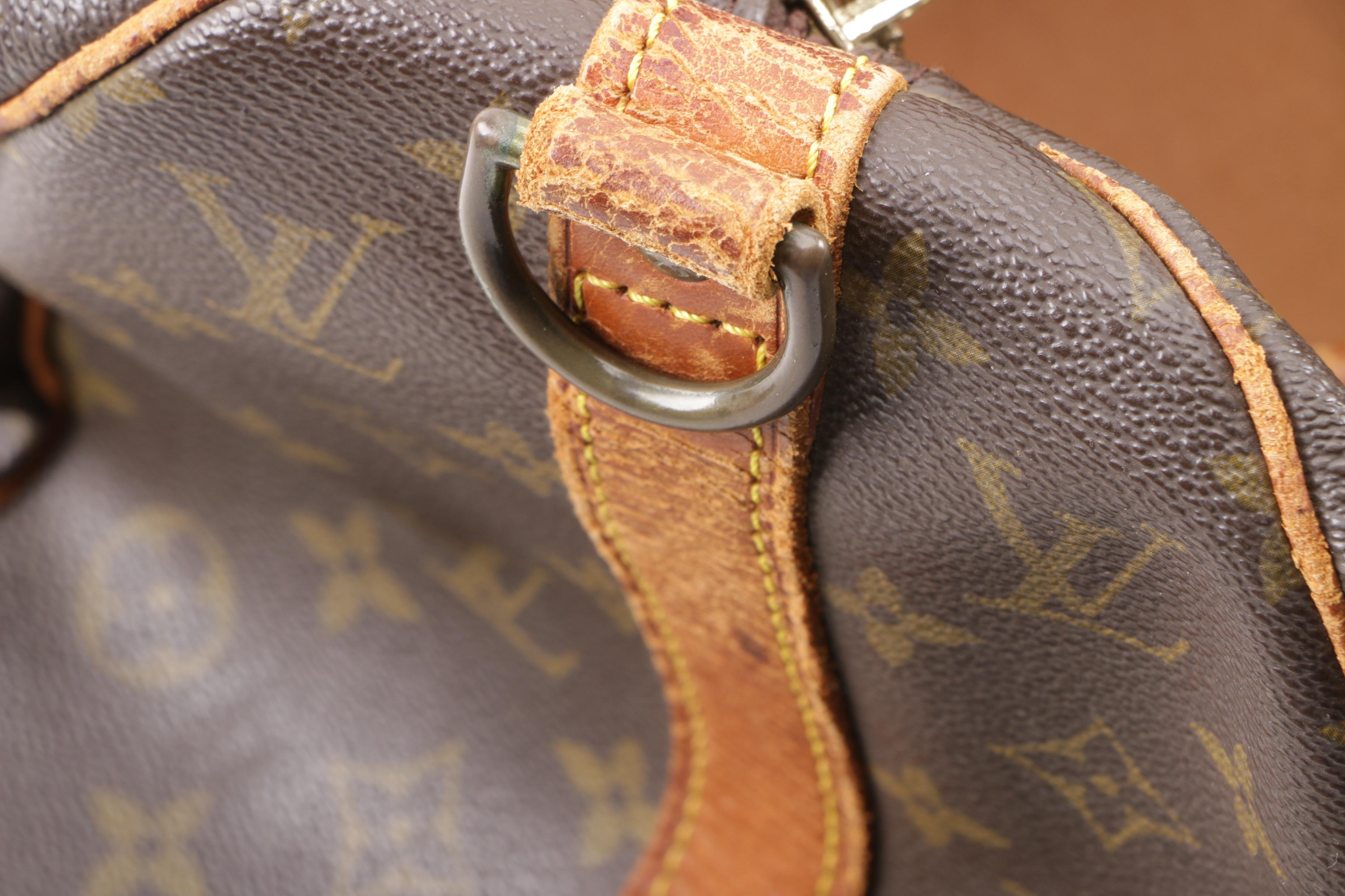 1988 Vintage Louis Vuitton Paris Monogram Canvas Keepall 45 Duffle