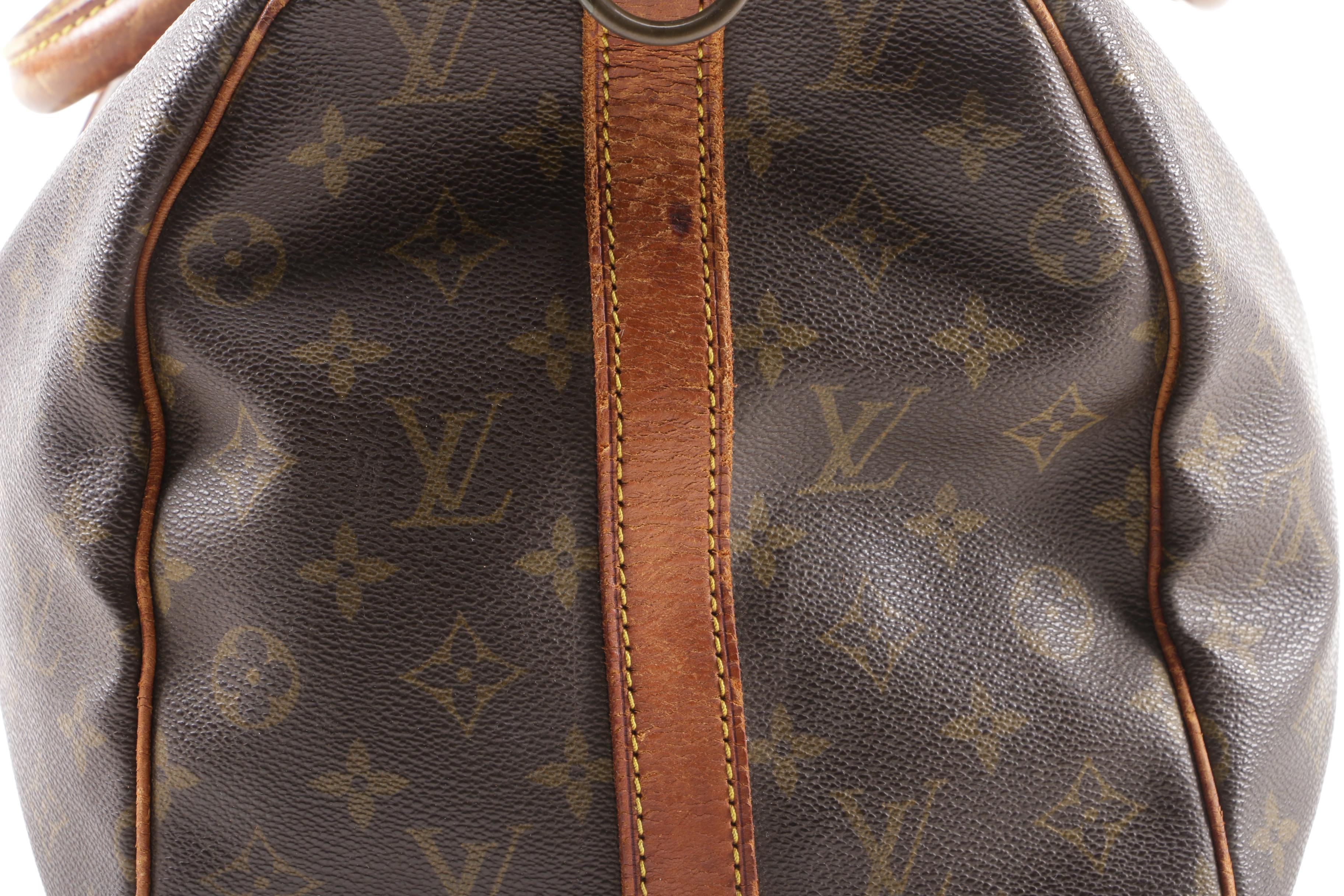 1988 Vintage Louis Vuitton Paris Monogram Canvas Keepall 45 Duffle