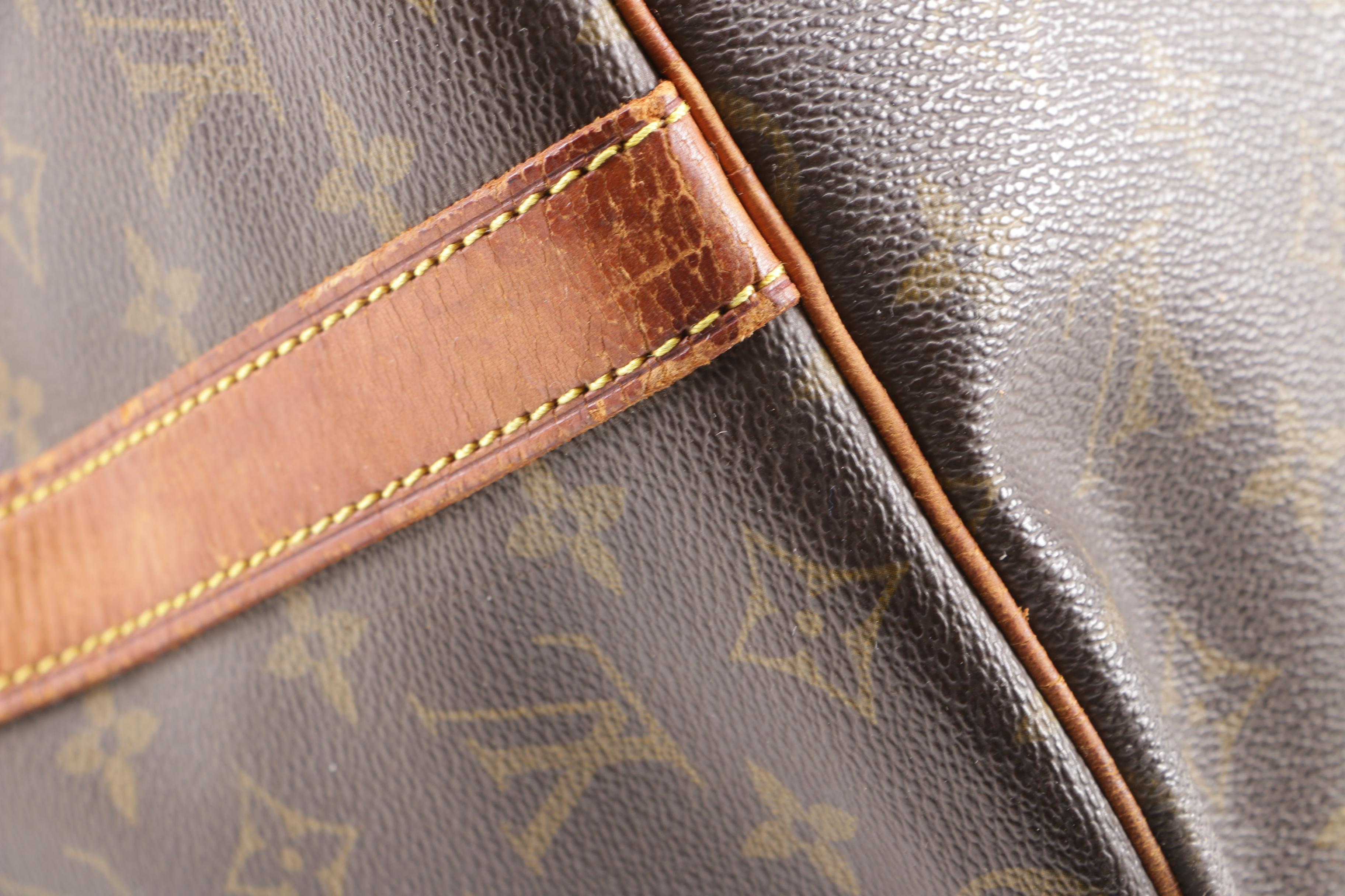 1988 Vintage Louis Vuitton Paris Monogram Canvas Keepall 45 Duffle