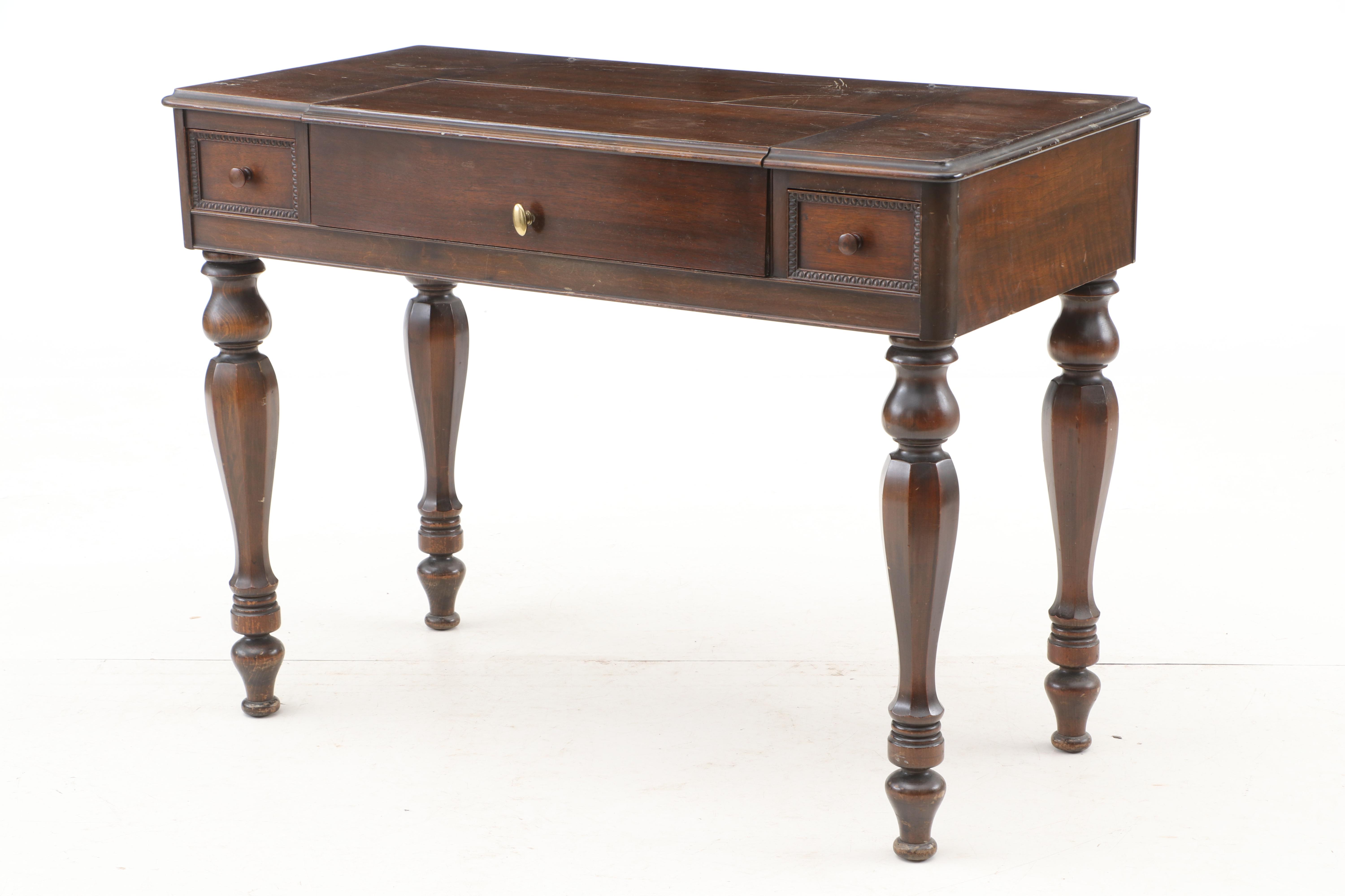 Early 20th Century H. & S. Pogue Co. Spinet Style Writing Desk