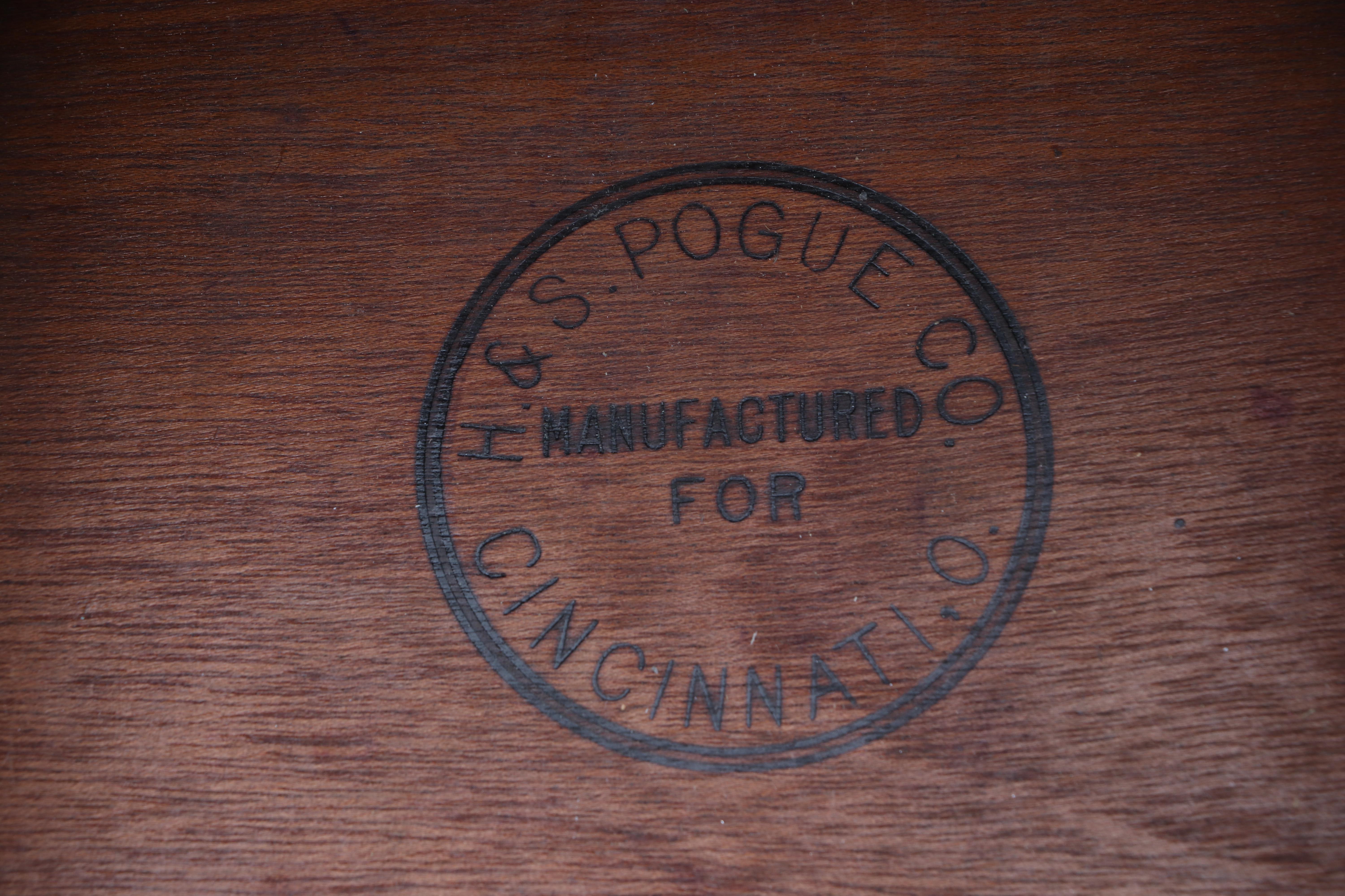 Early 20th Century H. & S. Pogue Co. Spinet Style Writing Desk