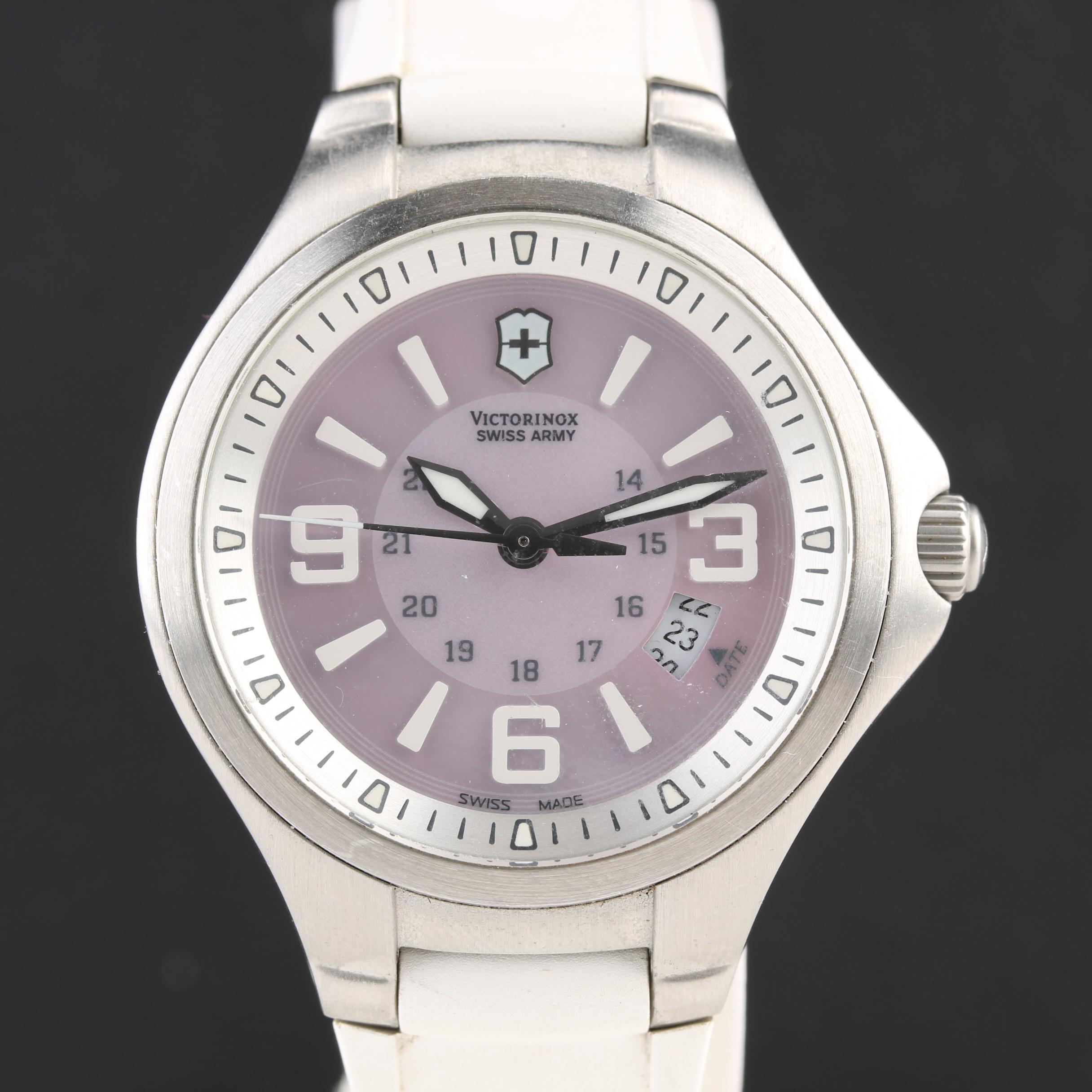 Victorinox Swiss Army Mother of Pearl Dial Watch With Date Window