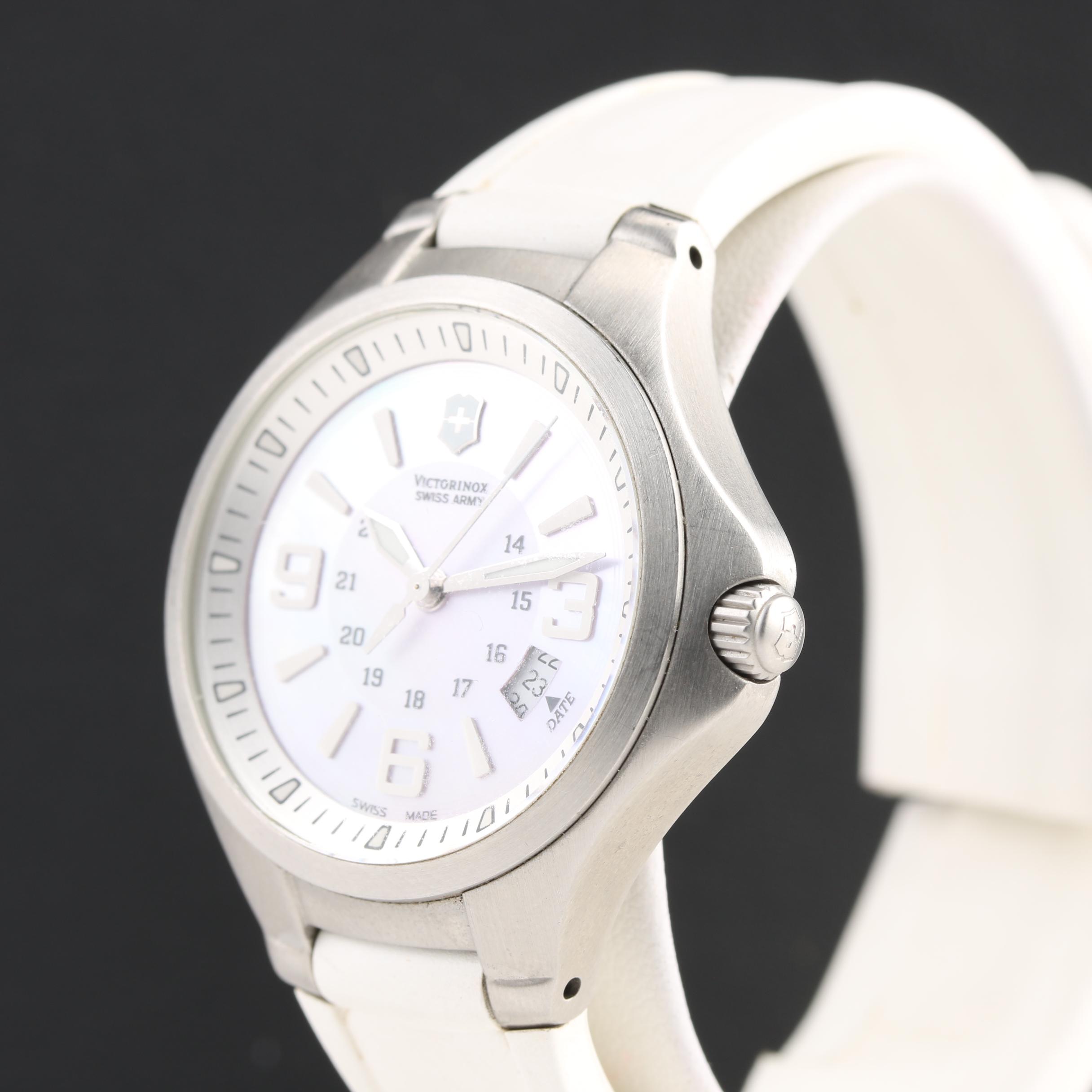 Victorinox Swiss Army Mother of Pearl Dial Watch With Date Window