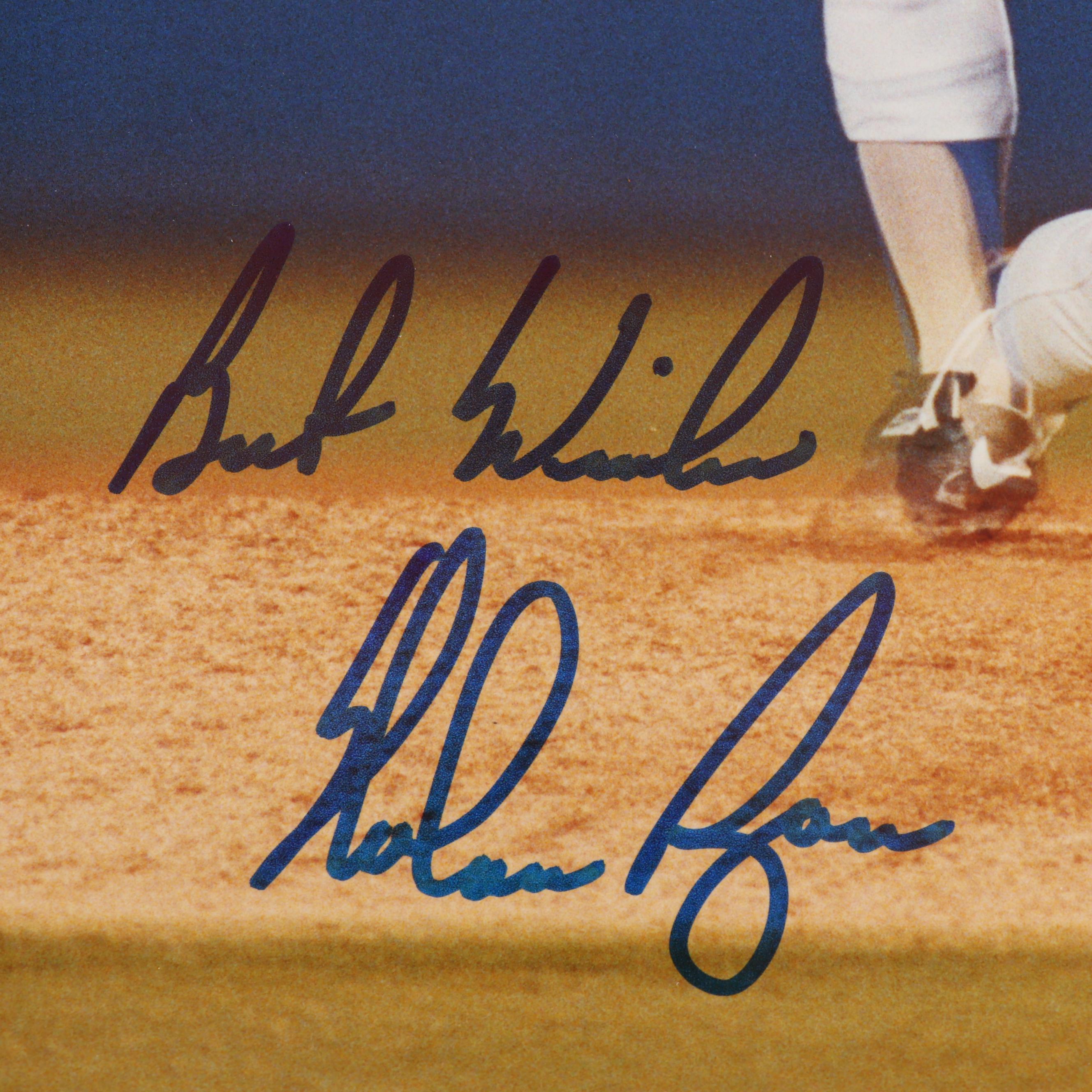 Nolan Ryan Autographed Multiple Exposure Photo