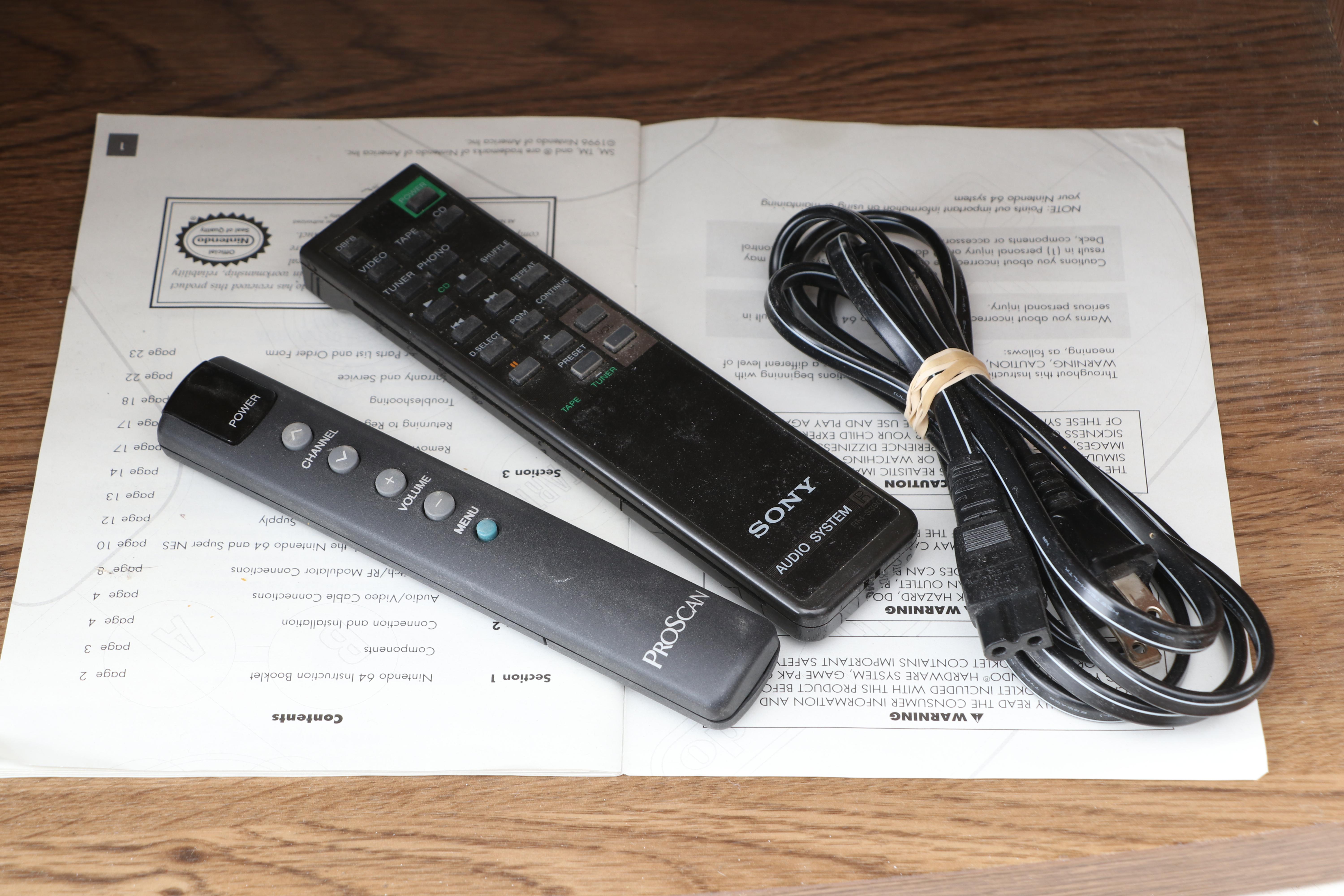 Sony Audio Rack System in Glass Front Cabinet