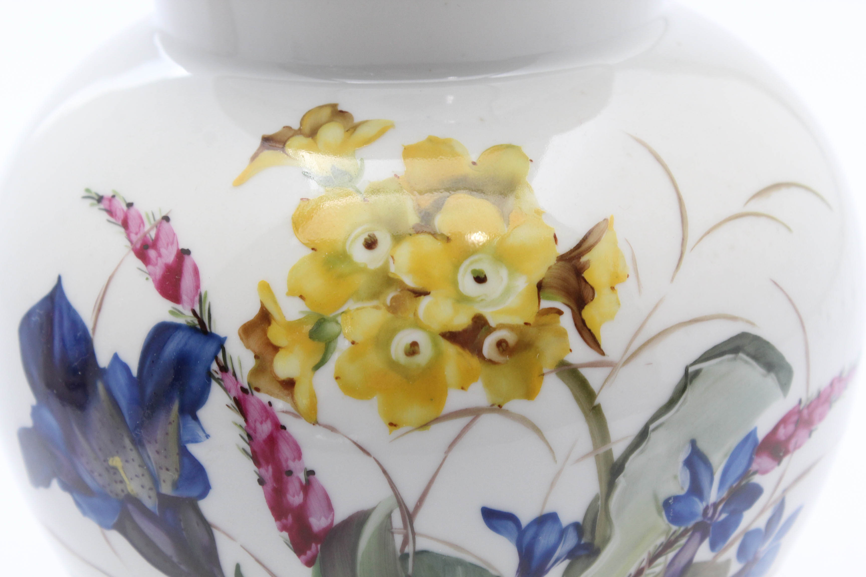 Rosenthal Hand-Painted Porcelain Floral Vase