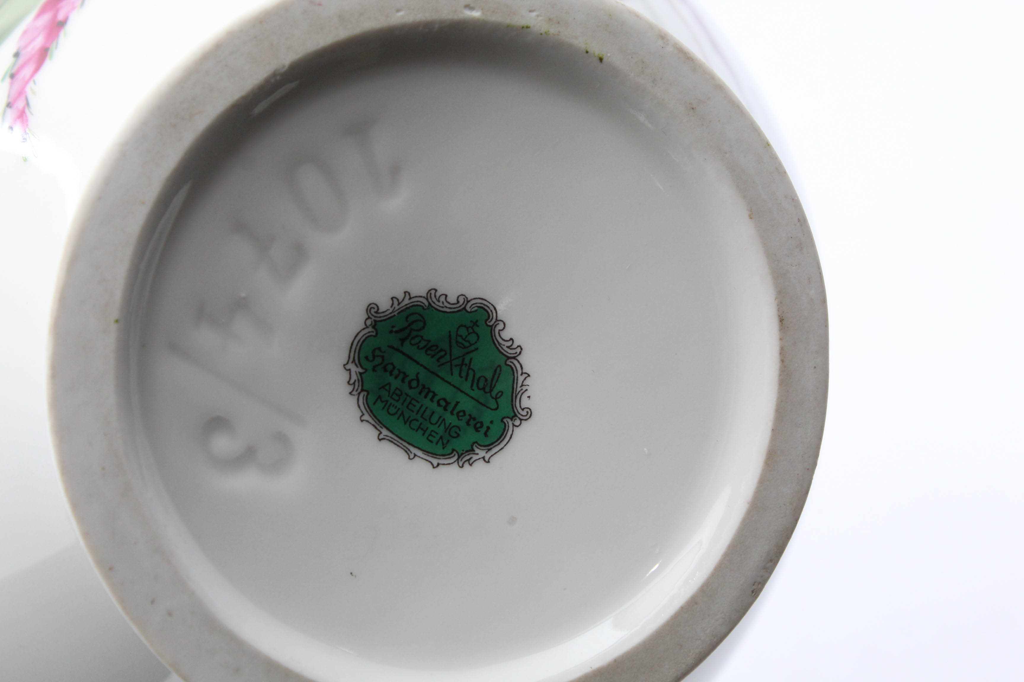 Rosenthal Hand-Painted Porcelain Floral Vase