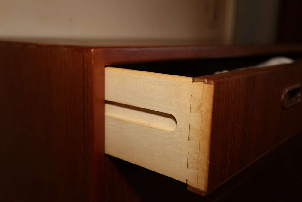 Danish Modern Teak Chest of Drawers by Falster, Mid-20th Century