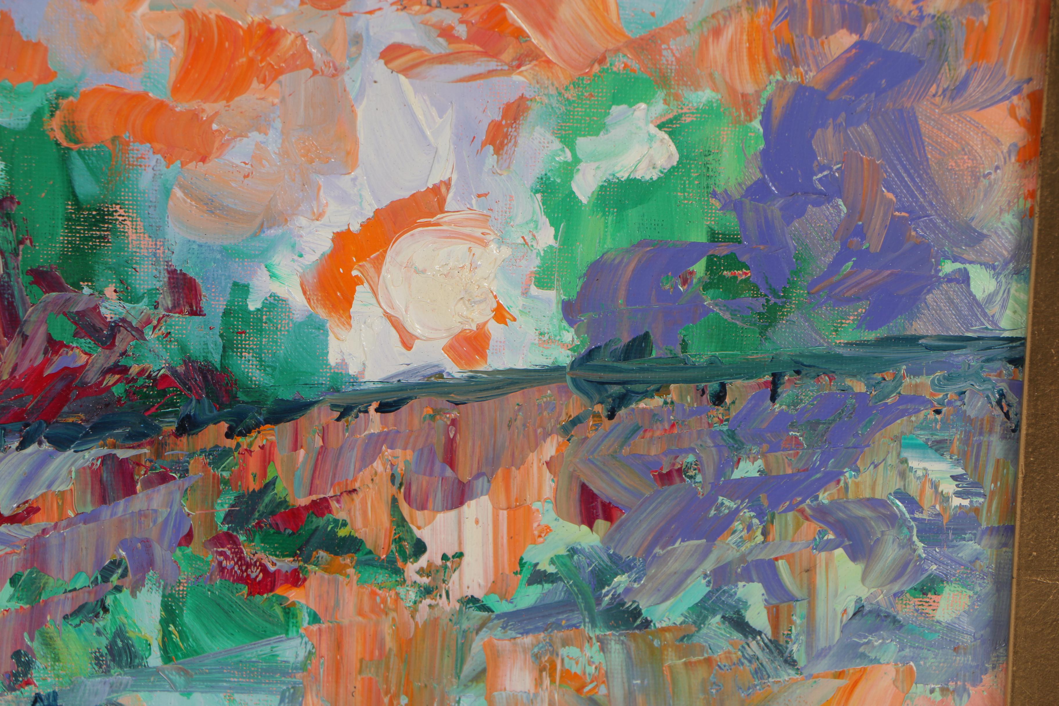 Claire McElveen Oil Painting "Orange Morning Light"