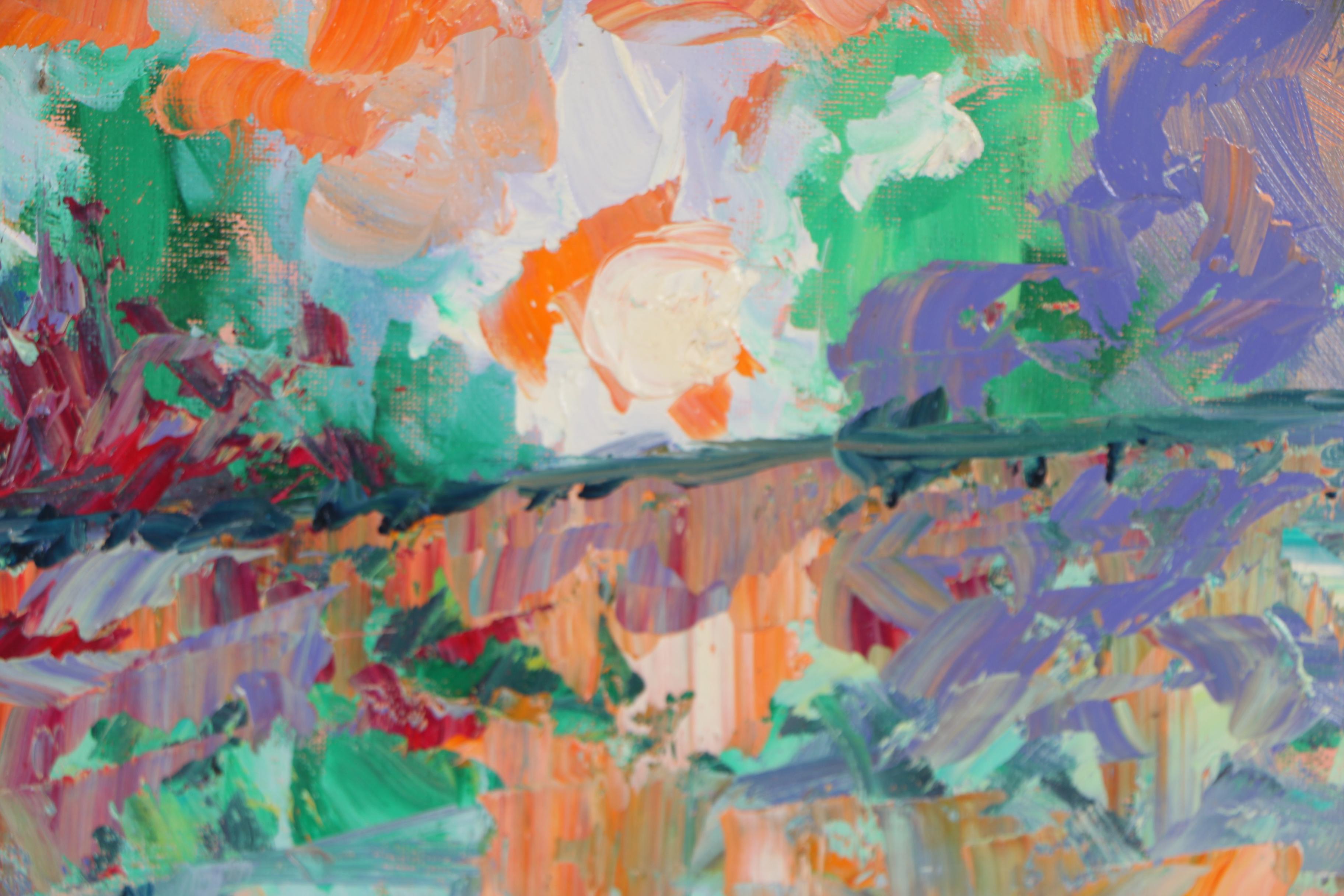 Claire McElveen Oil Painting "Orange Morning Light"