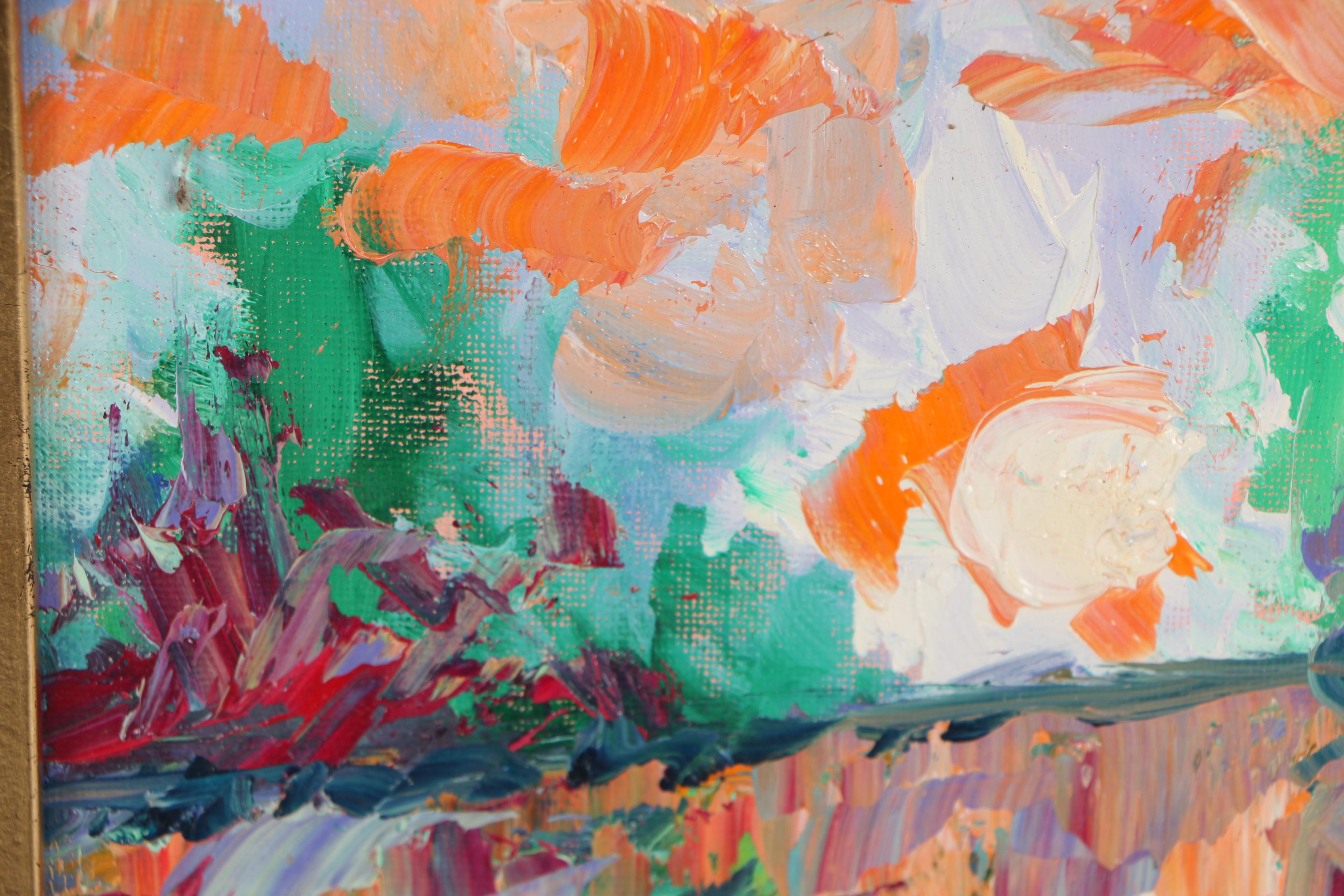 Claire McElveen Oil Painting "Orange Morning Light"