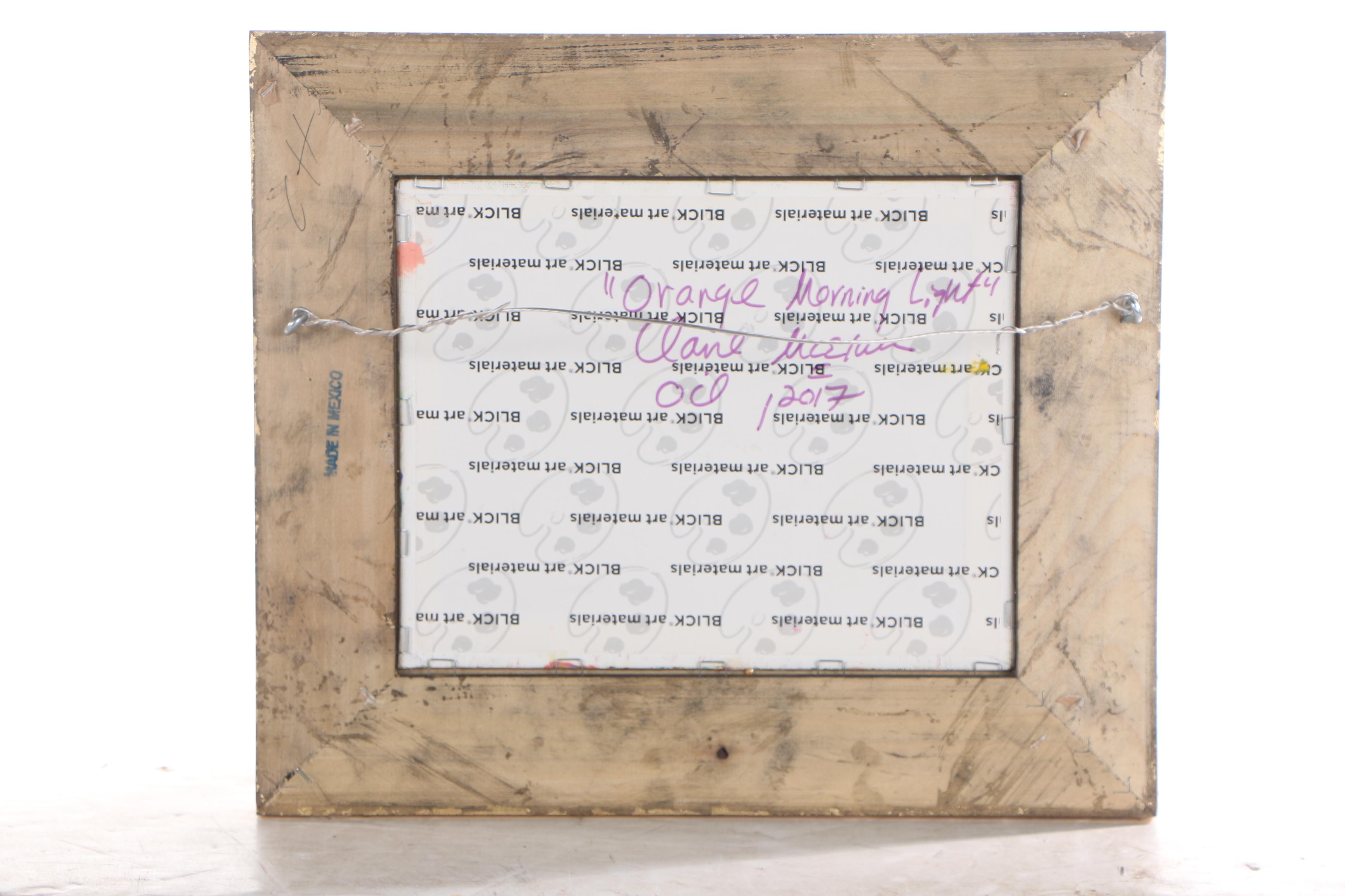 Claire McElveen Oil Painting "Orange Morning Light"