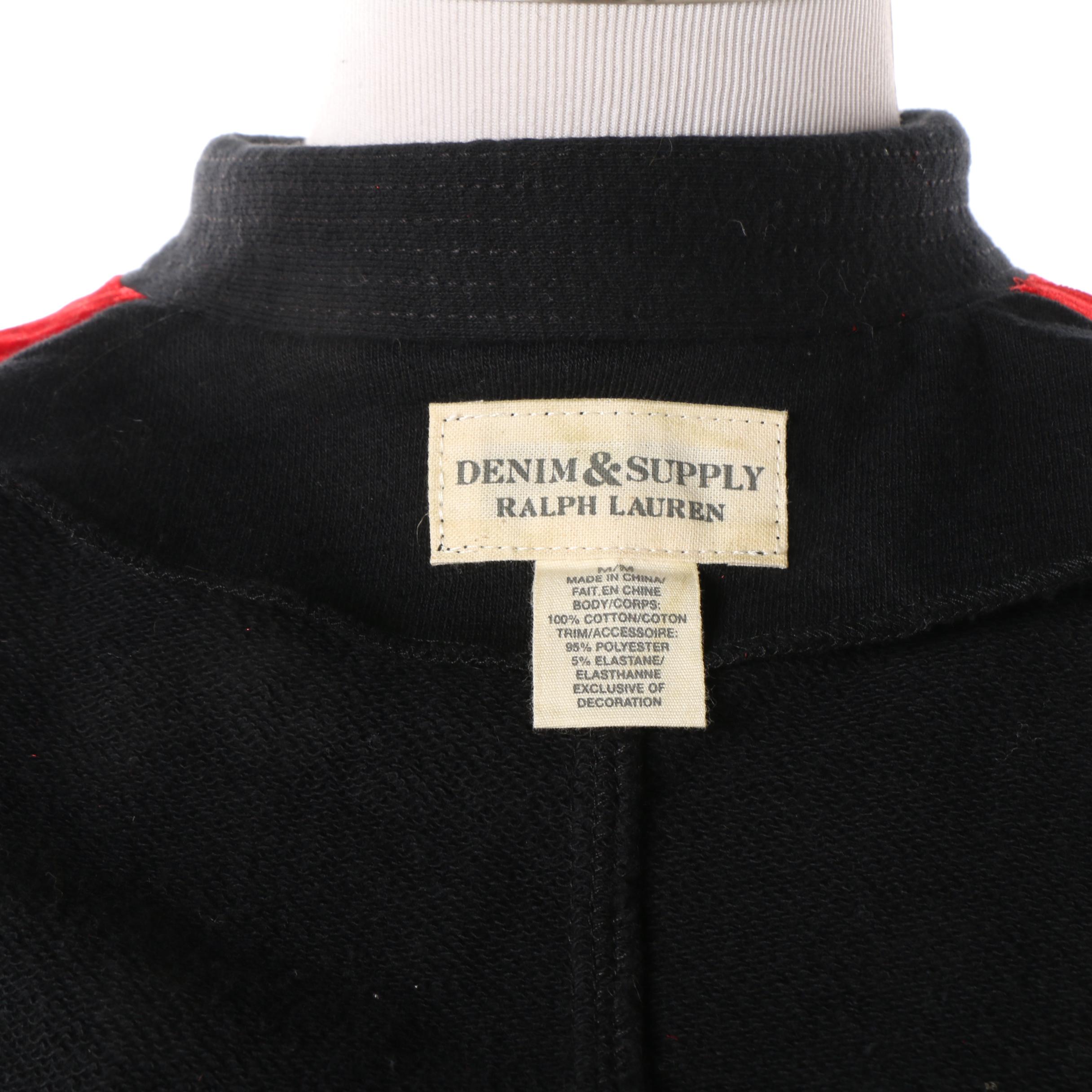 Women's Denim & Supply Ralph Lauren Black Military Style Jacket