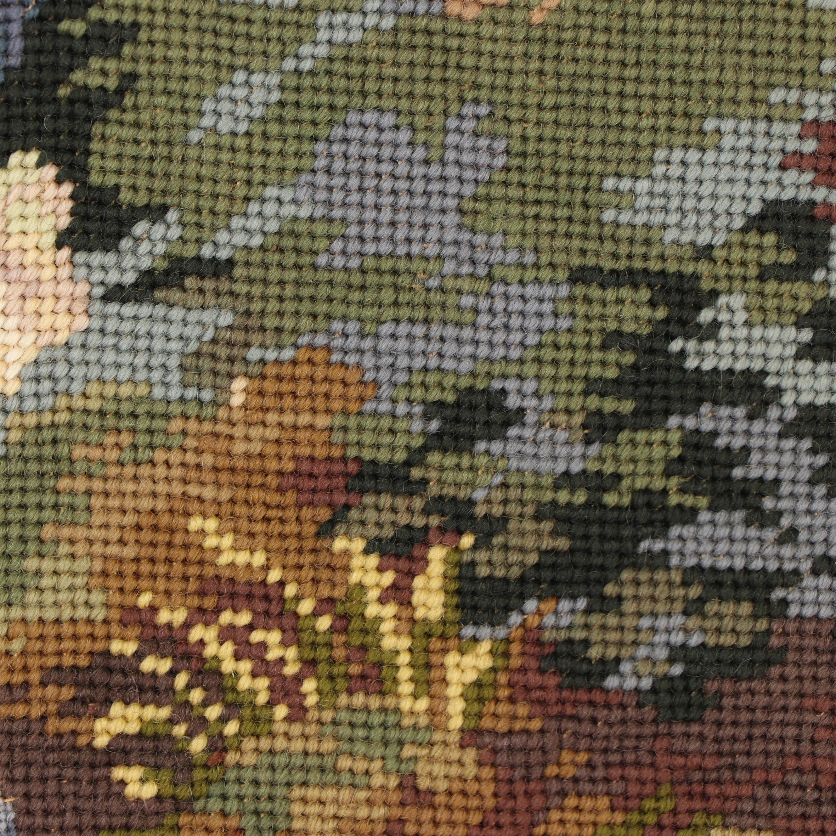 Needlepoint after Thomas Gainsborough "The Blue Boy"