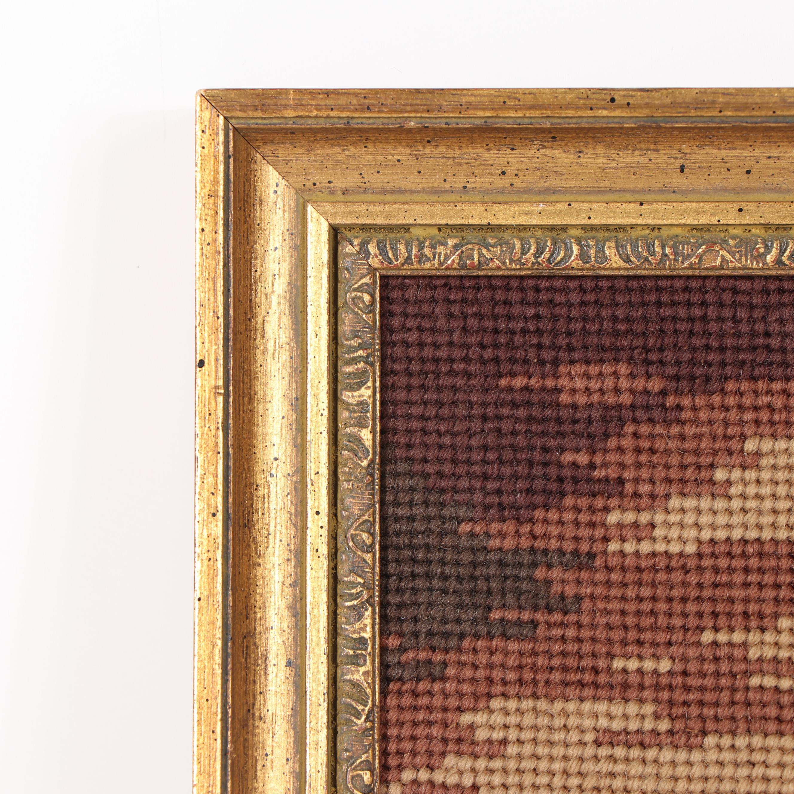 Needlepoint after Thomas Gainsborough "The Blue Boy"