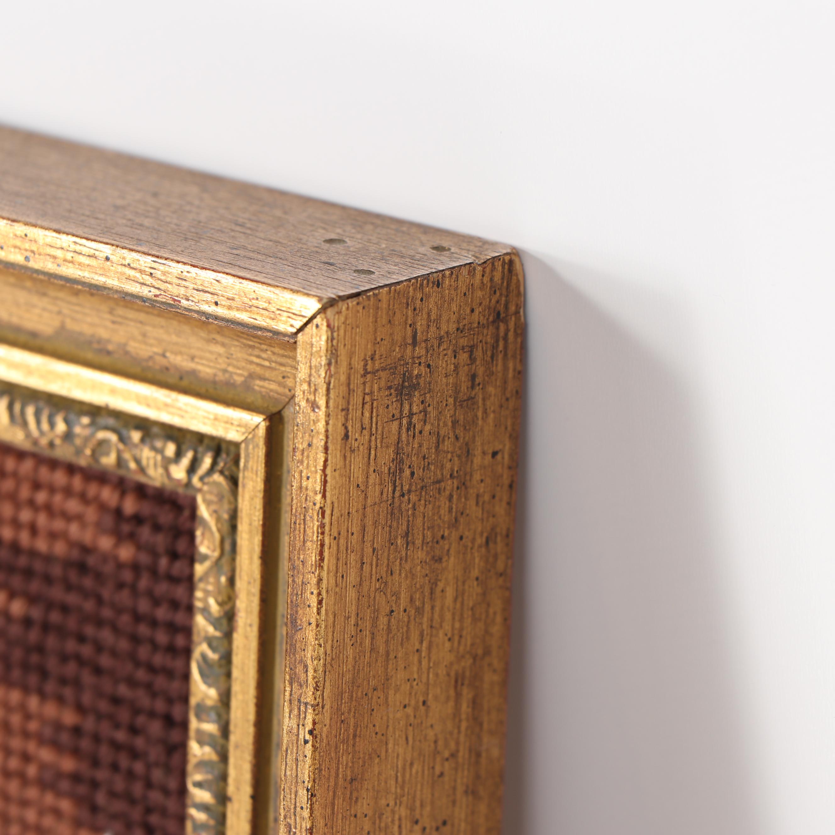 Needlepoint after Thomas Gainsborough "The Blue Boy"