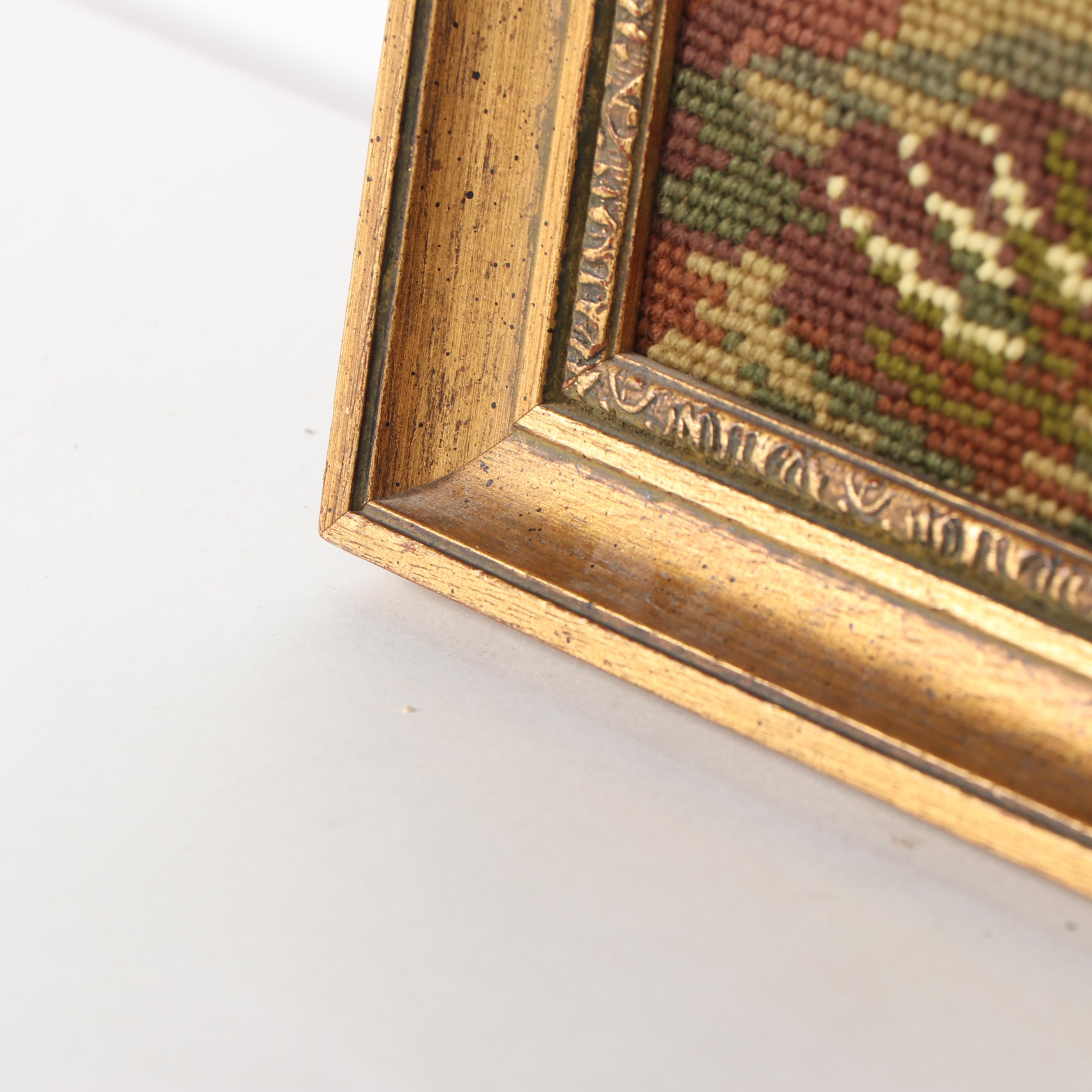 Needlepoint after Thomas Gainsborough "The Blue Boy"