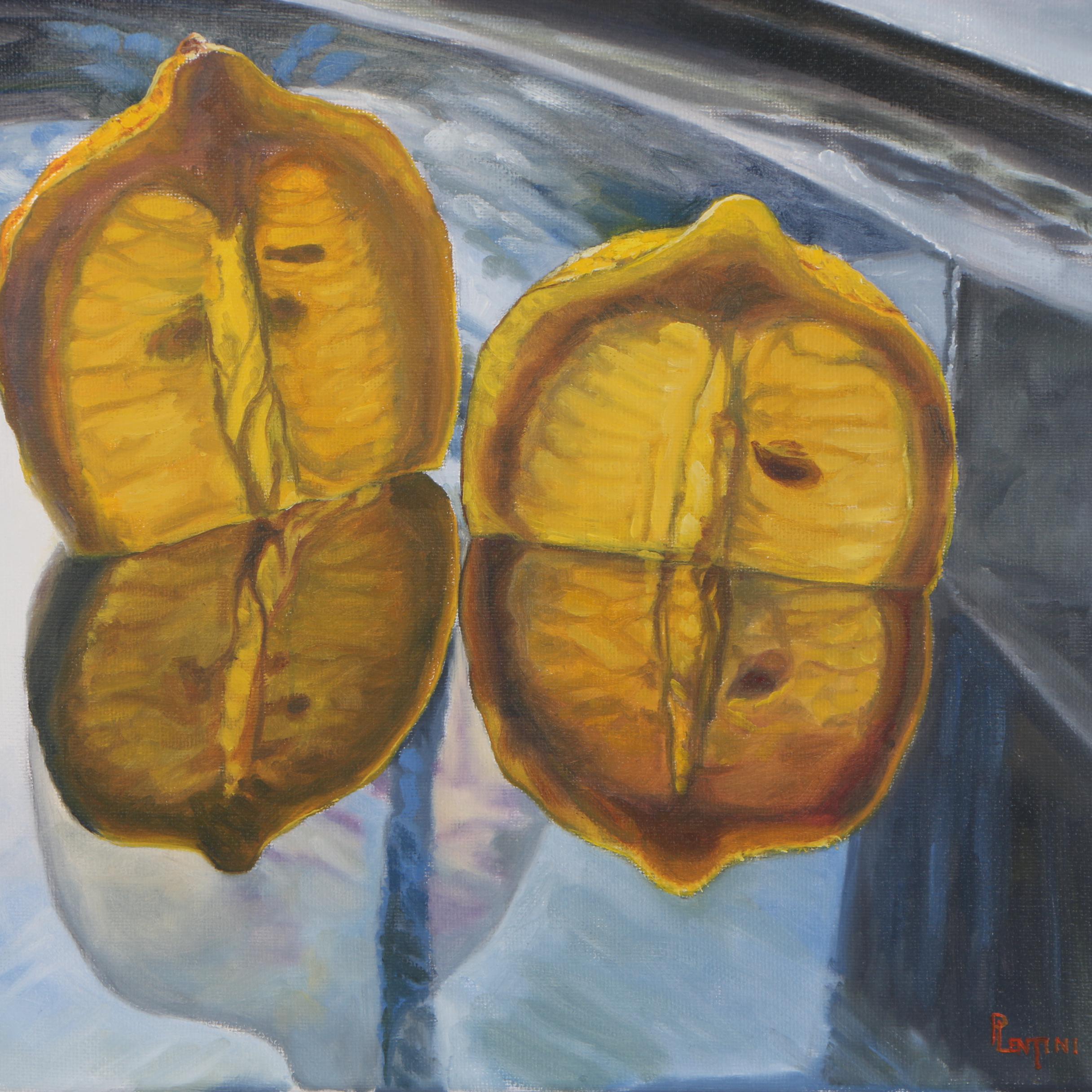 Peter Lentini Still Life Oil Painting "Pips"