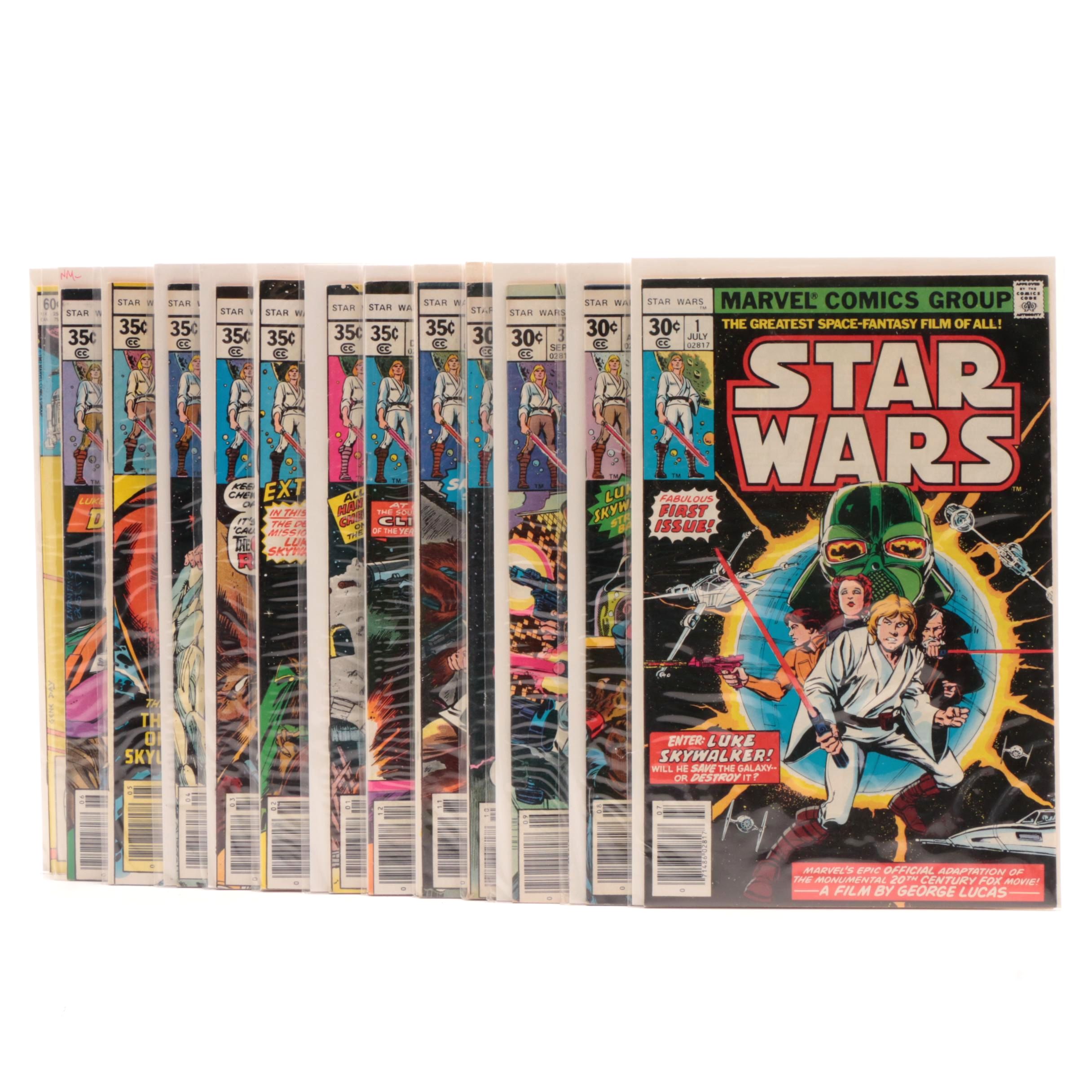 1977-1983 Vintage "Star Wars" Comics with Issue #1