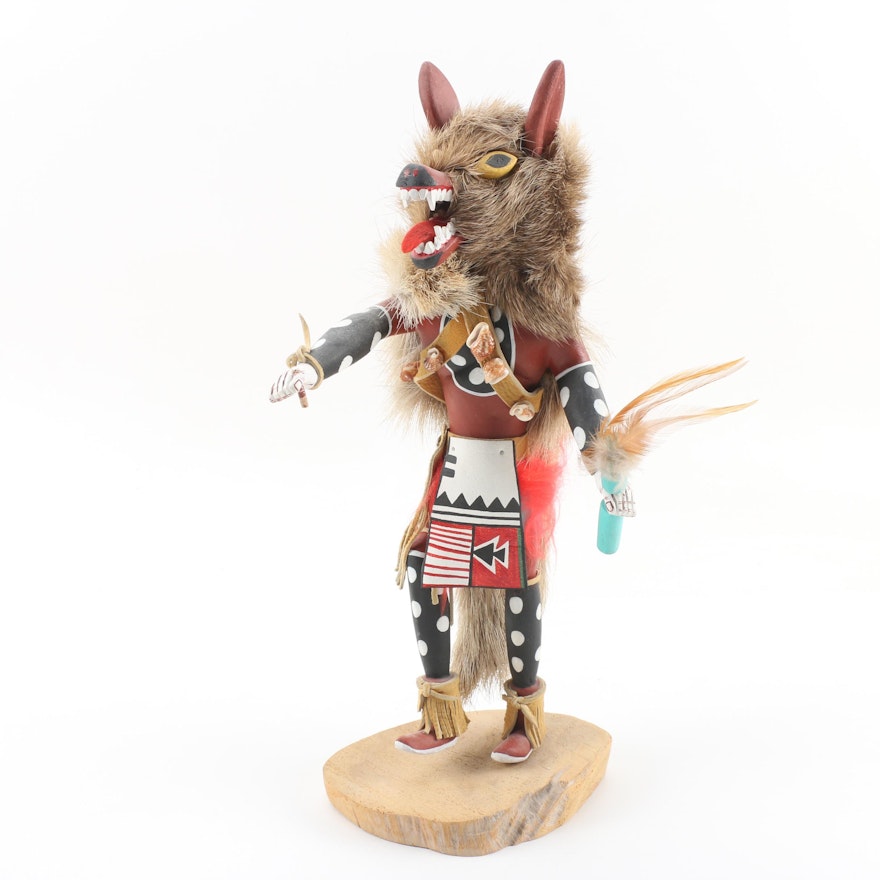 L. M. Peña "Wolf" Kachina Doll, 1982