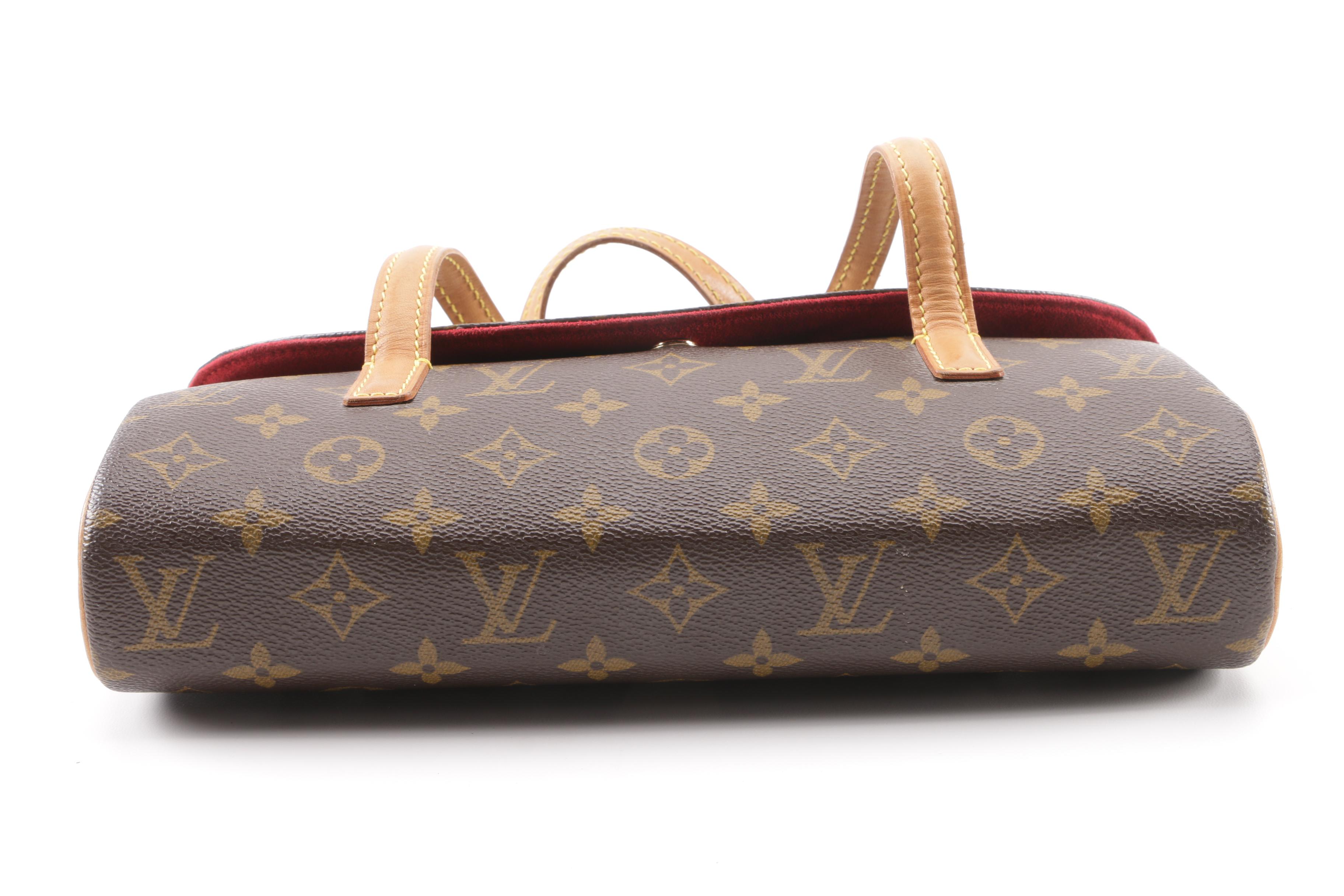 2002 Louis Vuitton Paris Monogram Canvas Sonatine Bag
